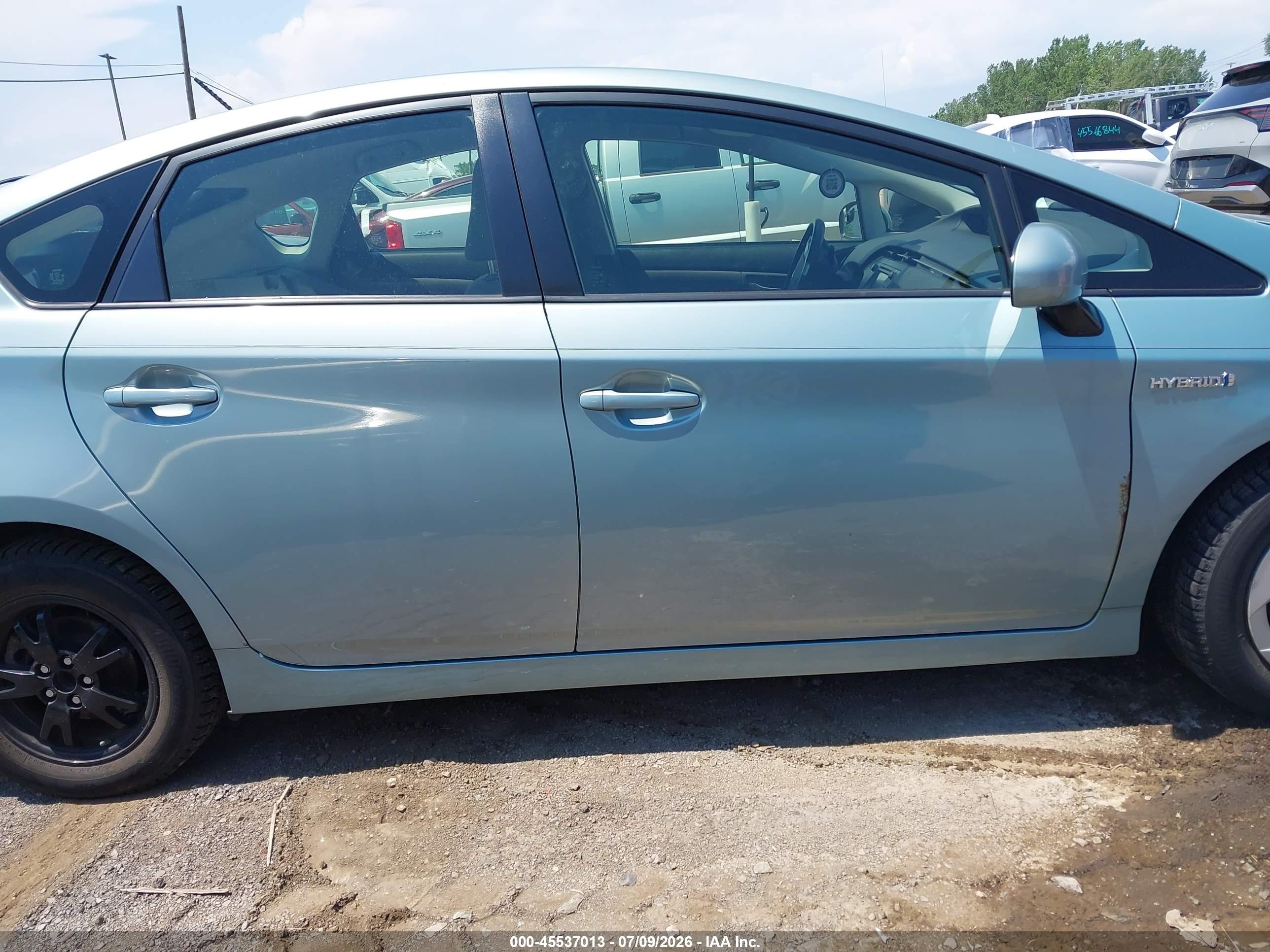 2012 Toyota Prius Two Teal vin: JTDKN3DU7C5454617