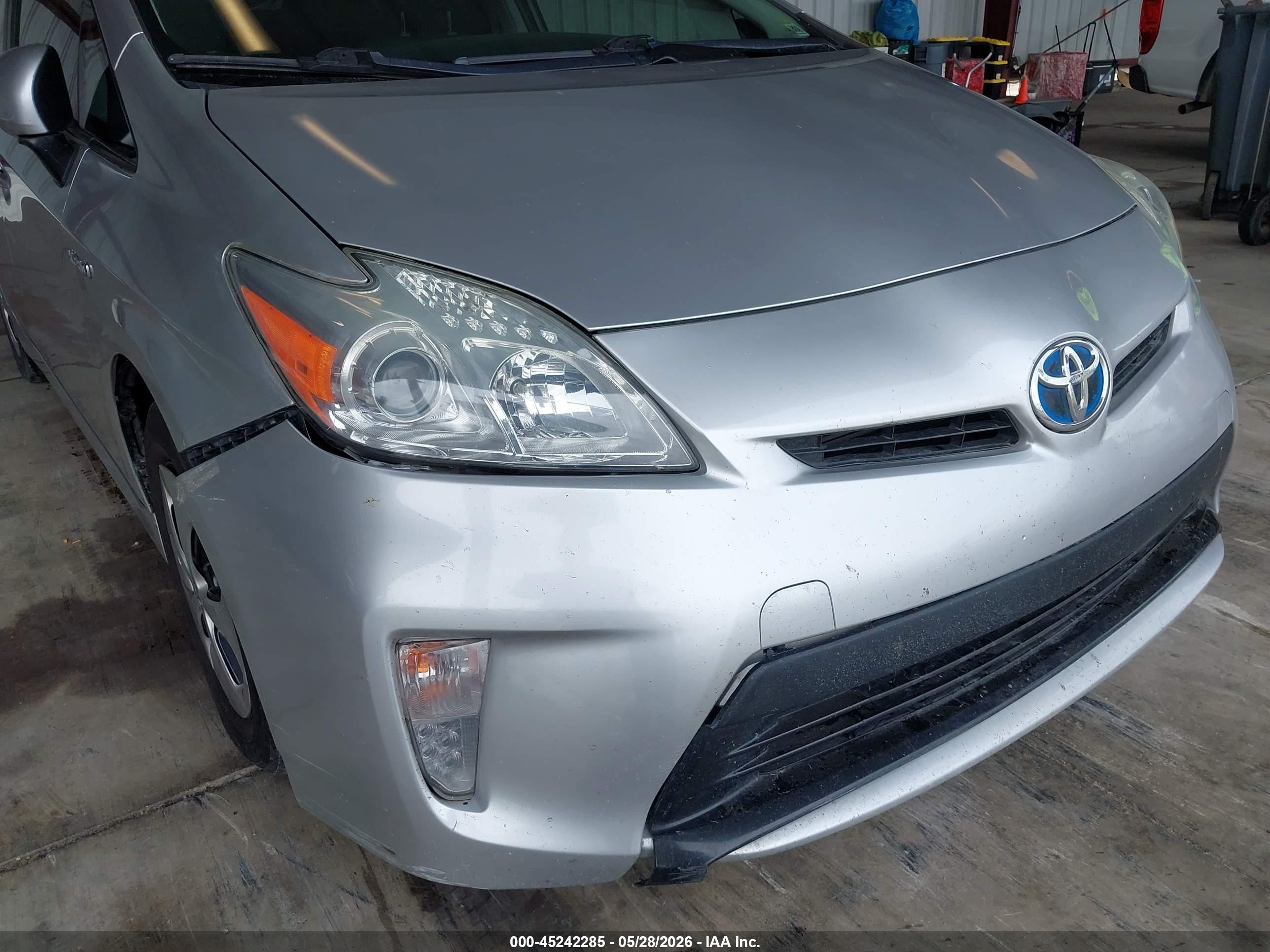 2012 Toyota Prius Four Silver vin: JTDKN3DU7C5455167