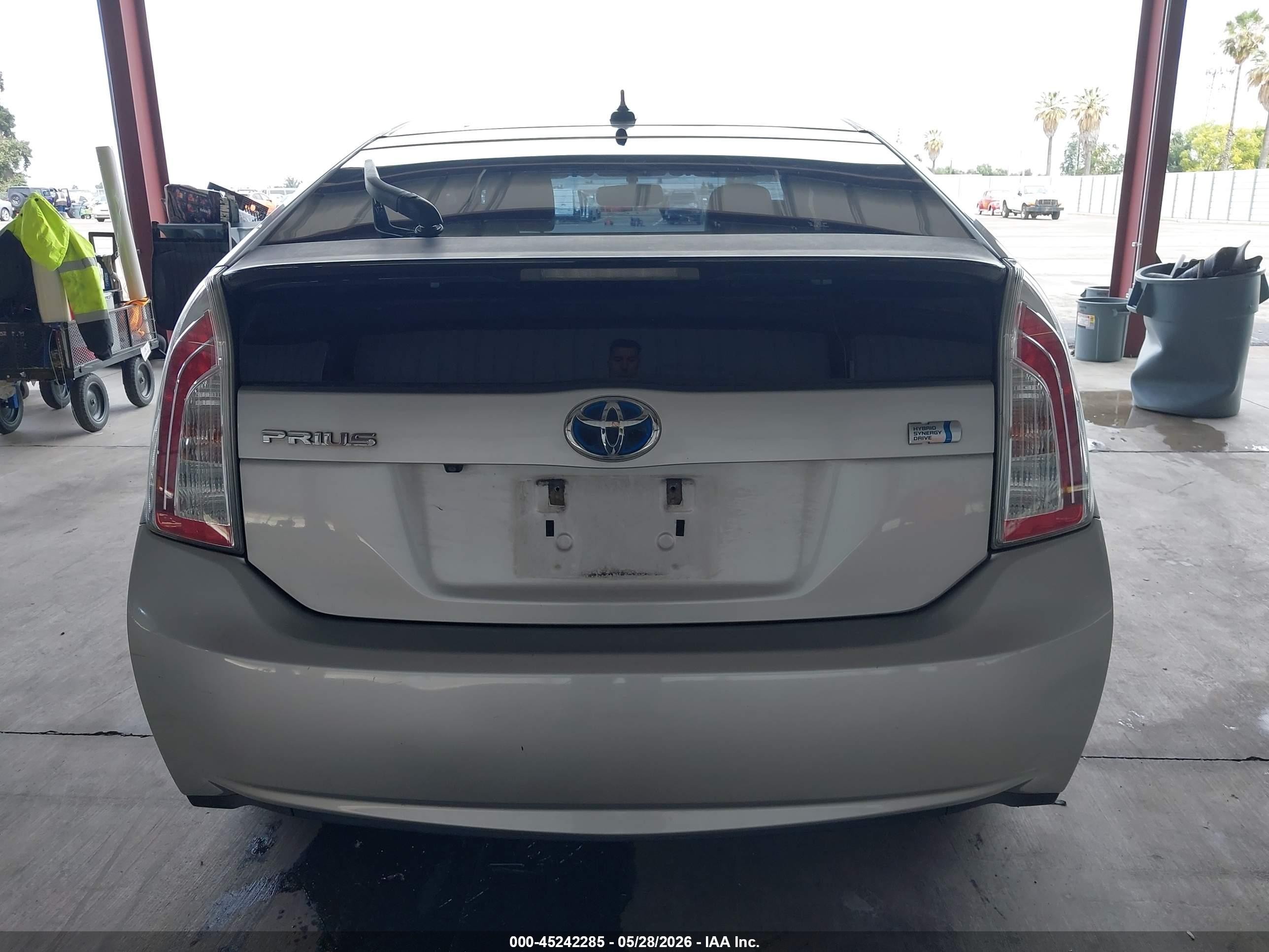2012 Toyota Prius Four Silver vin: JTDKN3DU7C5455167