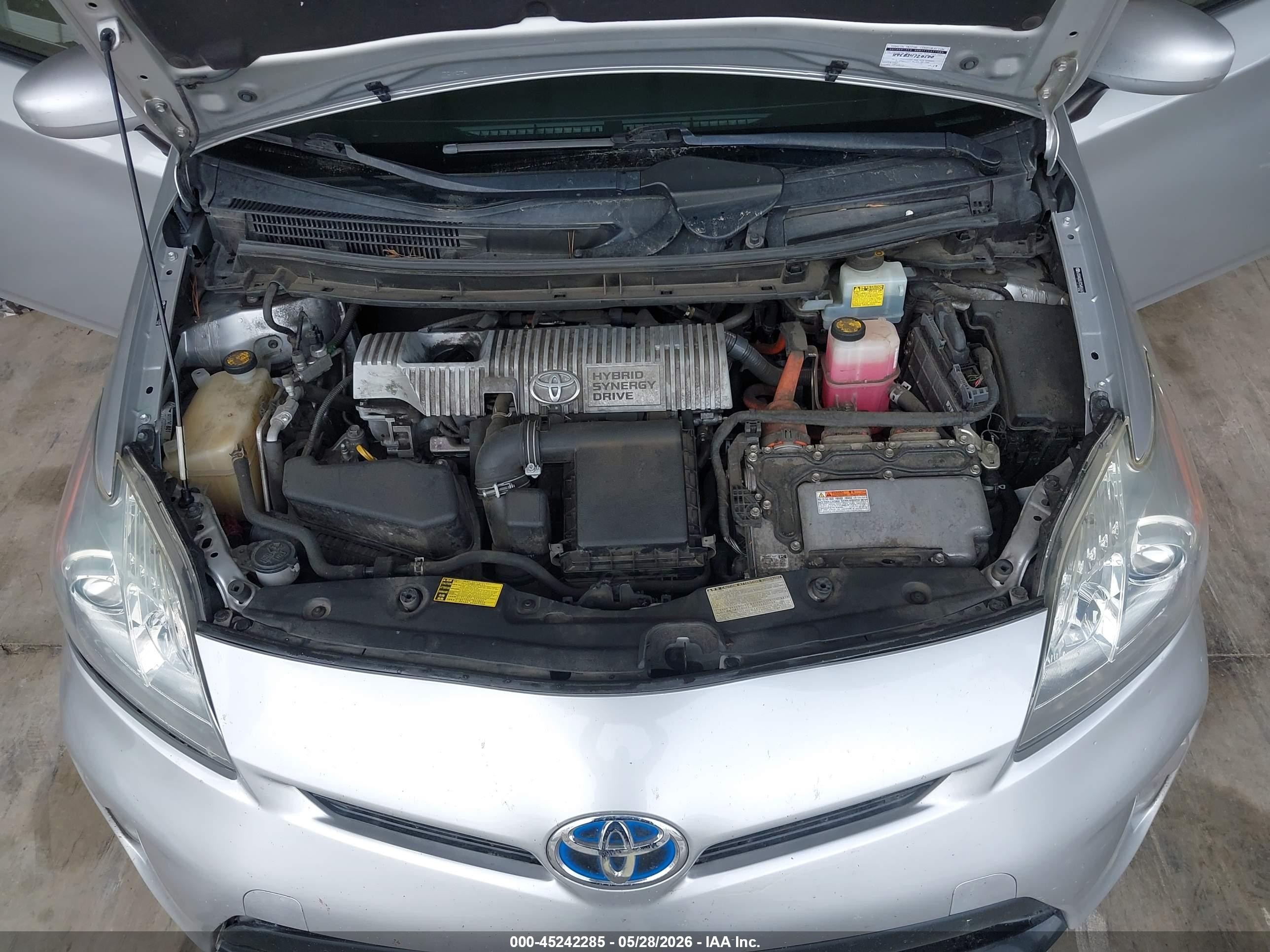 2012 Toyota Prius Four Silver vin: JTDKN3DU7C5455167