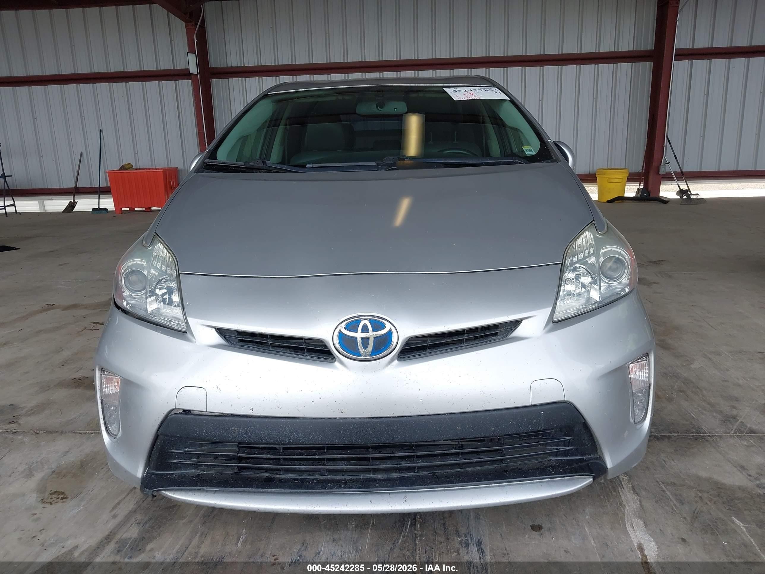 2012 Toyota Prius Four Silver vin: JTDKN3DU7C5455167