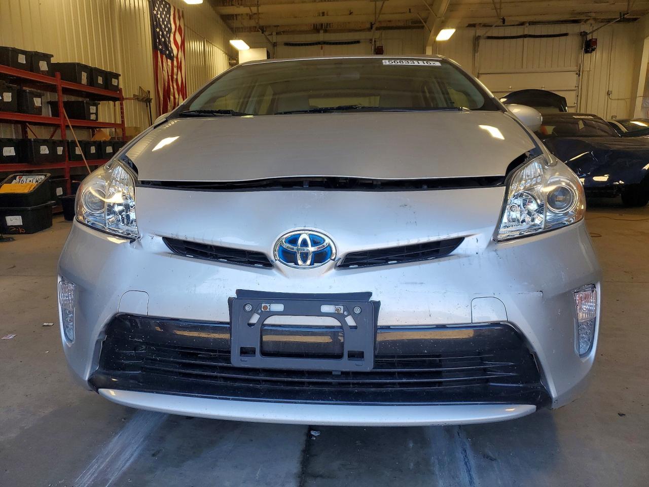 2012 Toyota Prius Two Silver vin: JTDKN3DU7C5456562