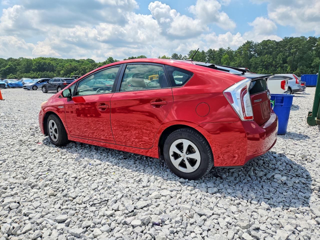 2012 Toyota Prius Three Red vin: JTDKN3DU7C5466010