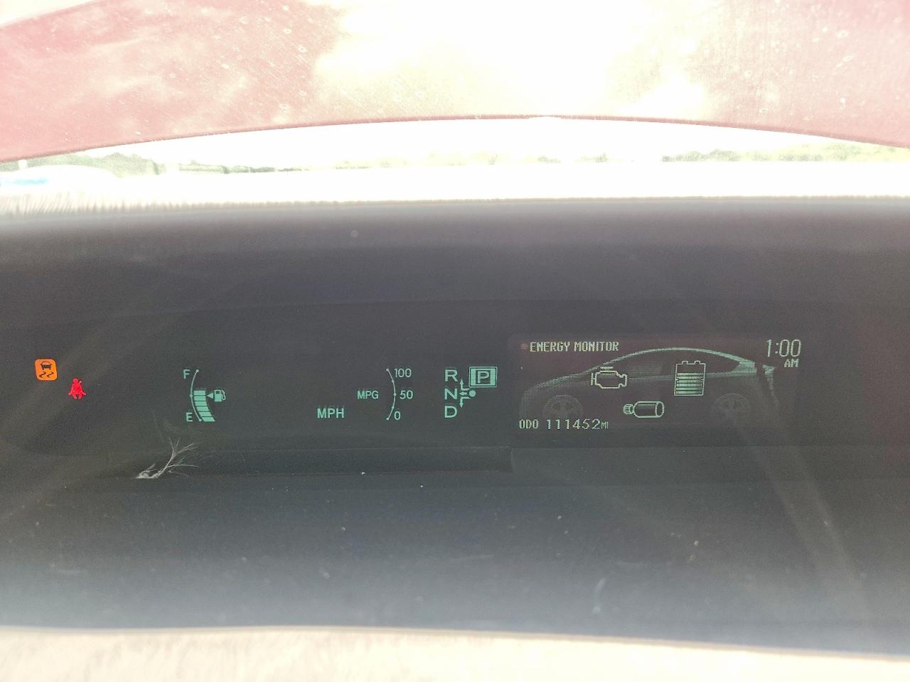 2012 Toyota Prius Three Red vin: JTDKN3DU7C5466010