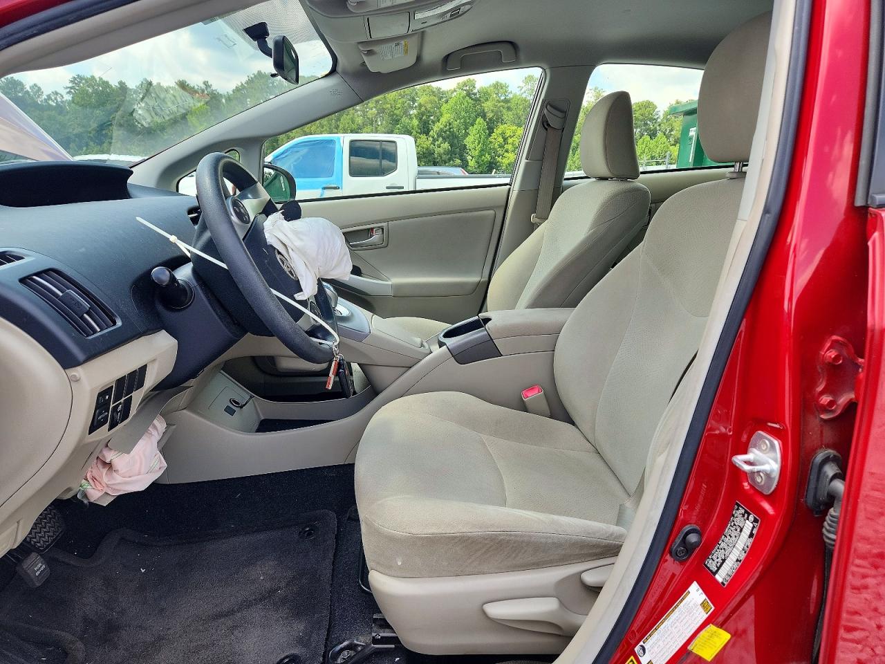2012 Toyota Prius Three Red vin: JTDKN3DU7C5466010