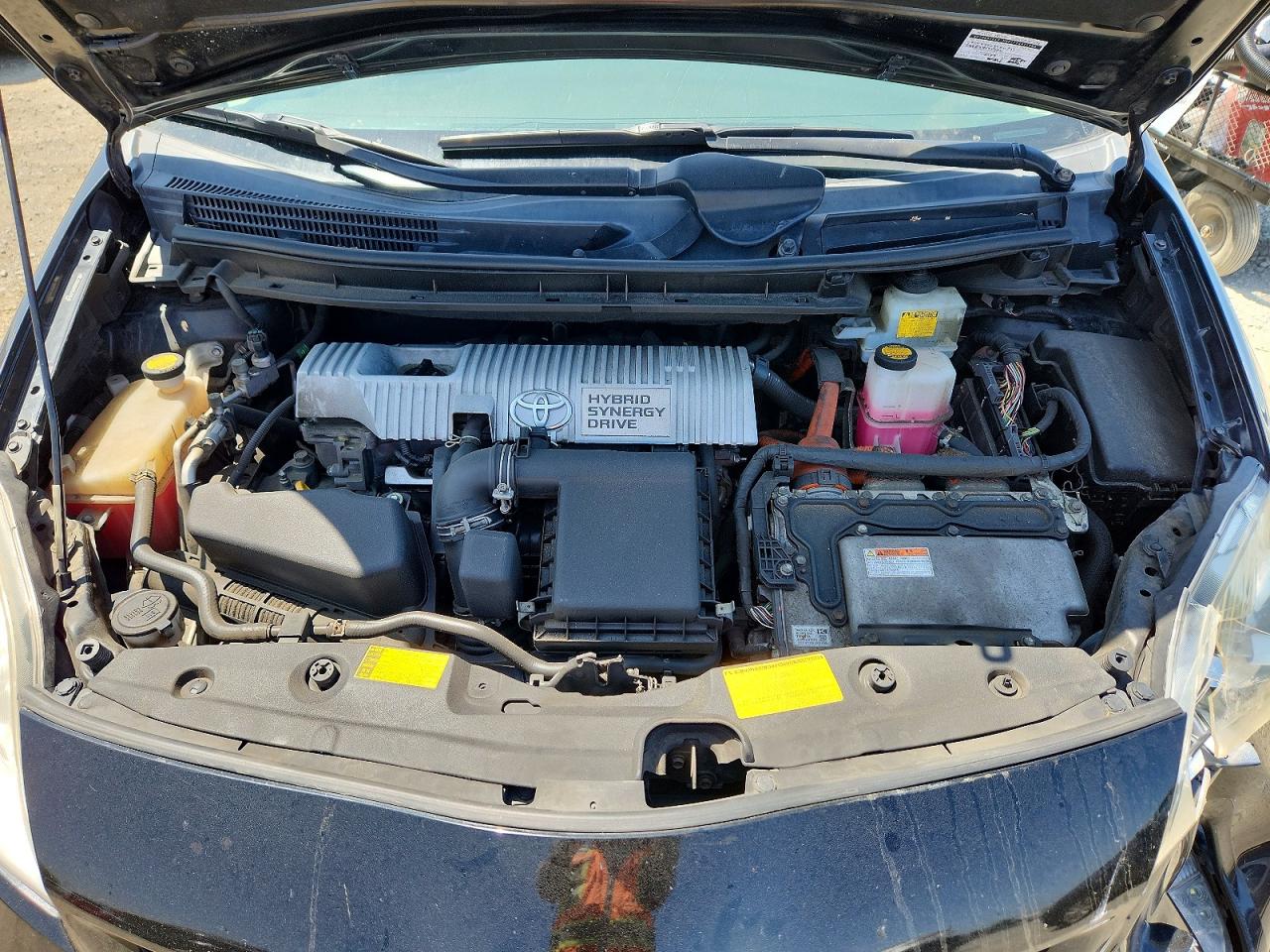 2012 Toyota Prius Two Черный vin: JTDKN3DU7C5470140