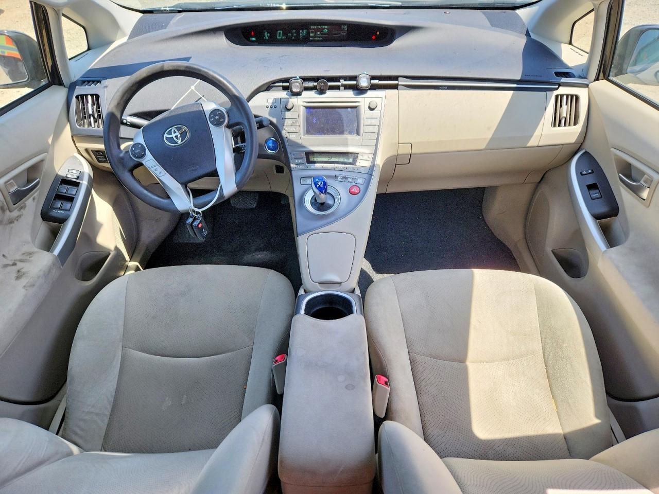 2012 Toyota Prius Two Черный vin: JTDKN3DU7C5470140