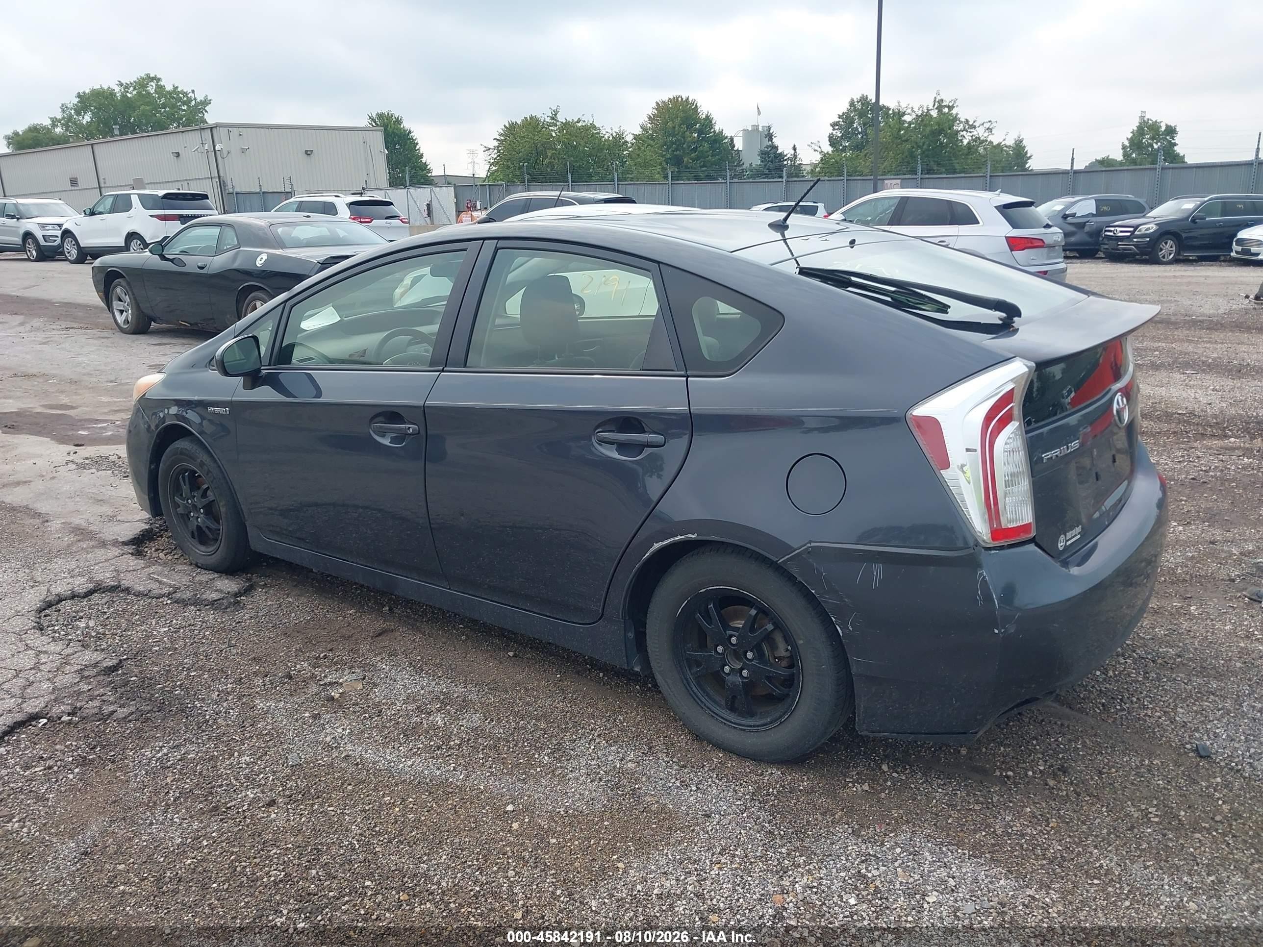 2012 Toyota Prius Two Gray vin: JTDKN3DU7C5477184