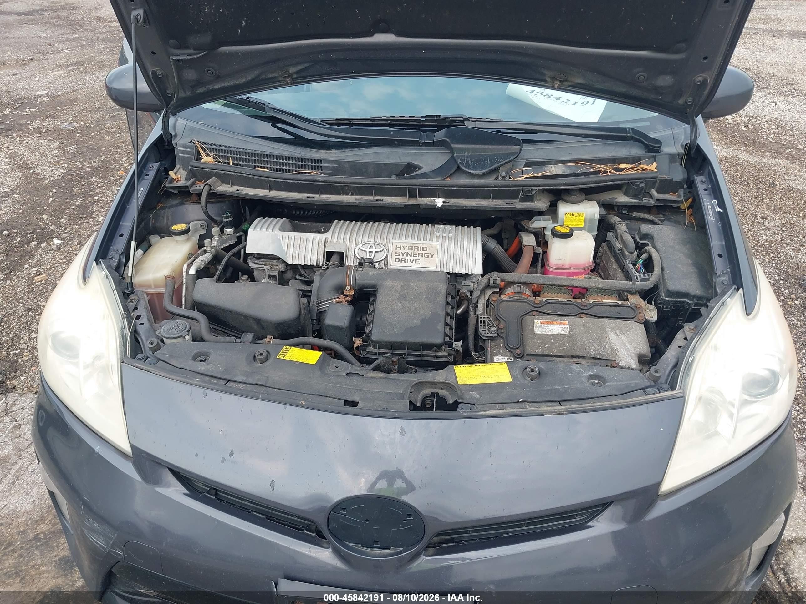 2012 Toyota Prius Two Gray vin: JTDKN3DU7C5477184