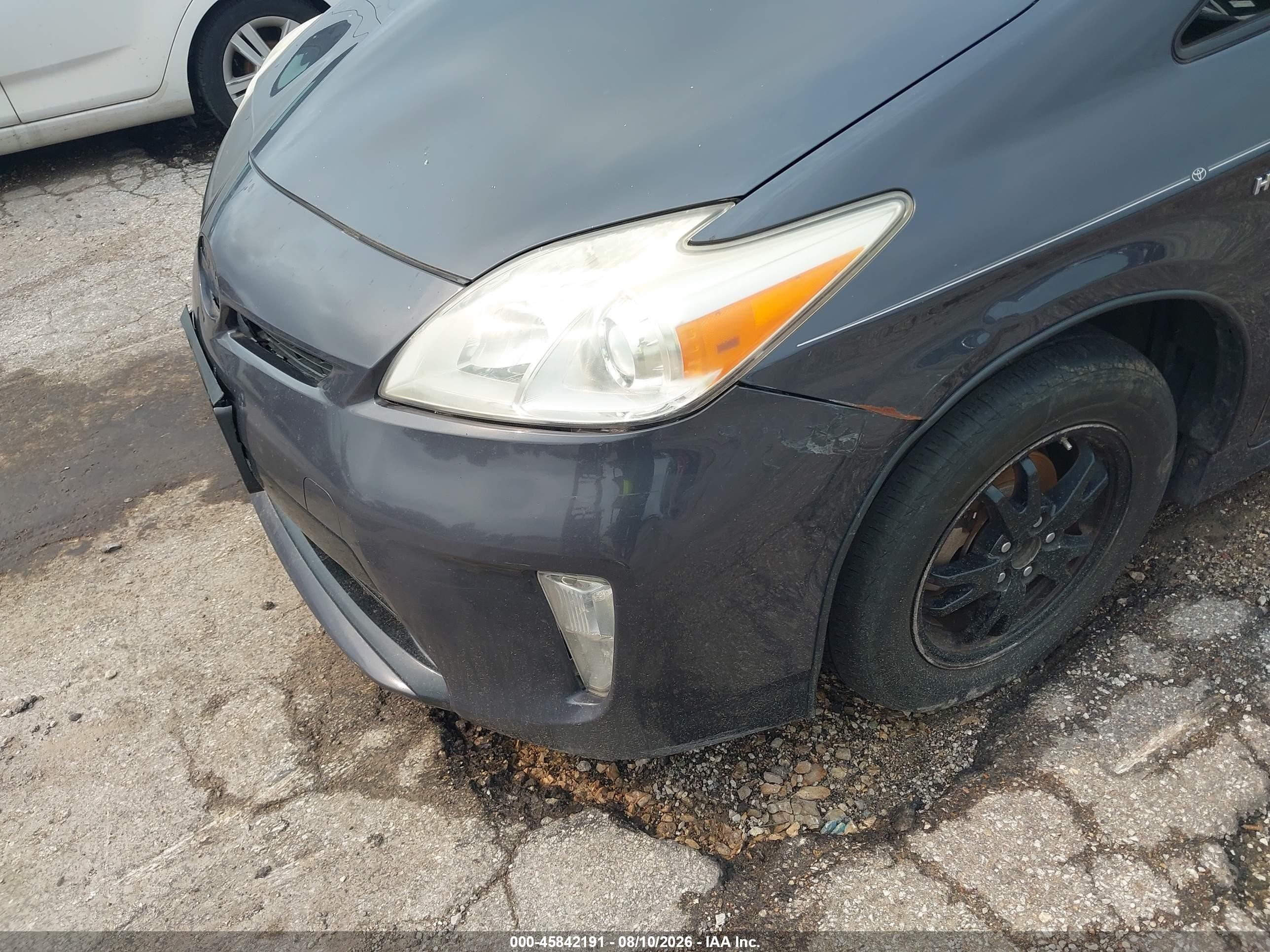 2012 Toyota Prius Two Gray vin: JTDKN3DU7C5477184