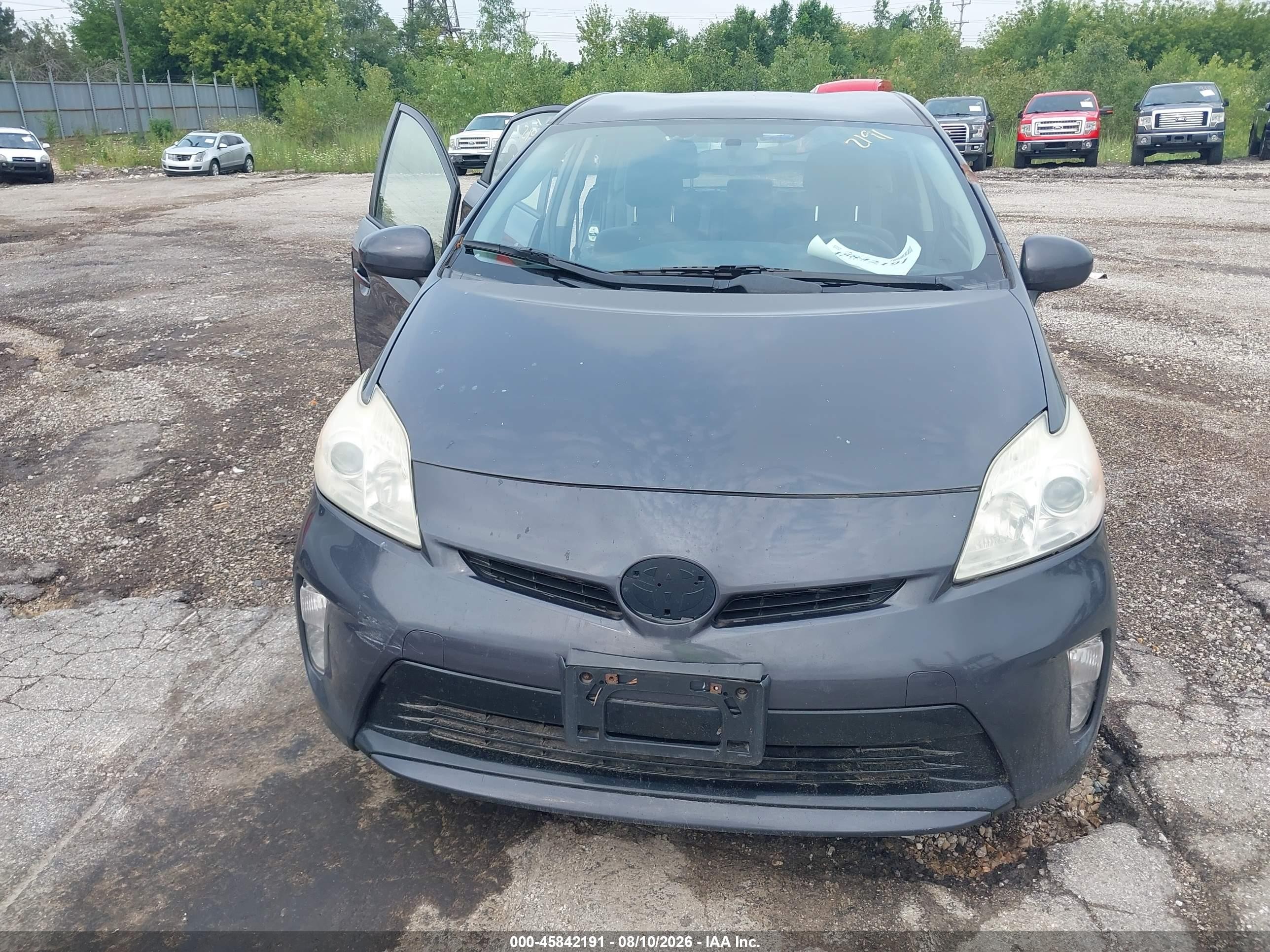 2012 Toyota Prius Two Gray vin: JTDKN3DU7C5477184
