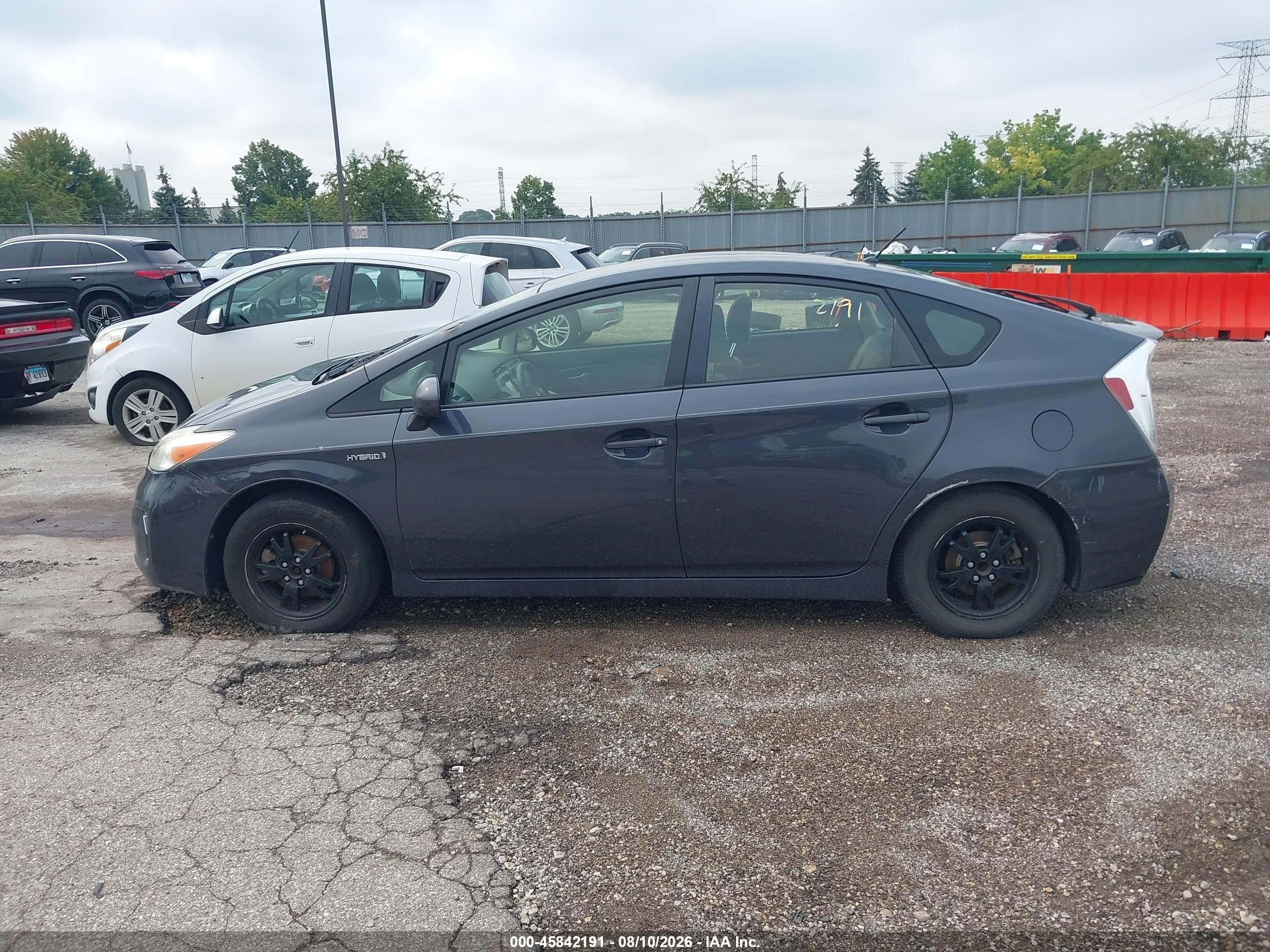2012 Toyota Prius Two Gray vin: JTDKN3DU7C5477184