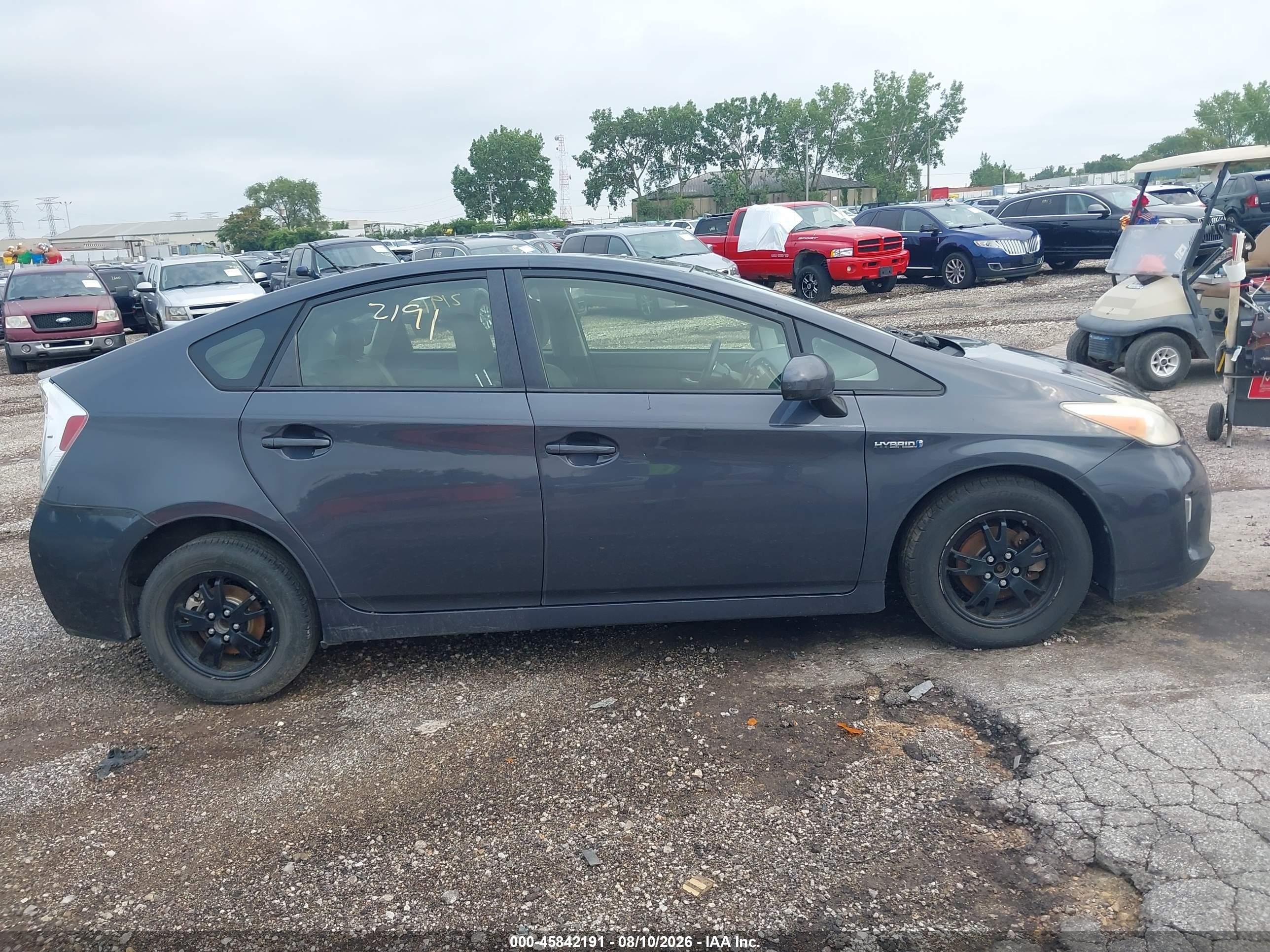 2012 Toyota Prius Two Gray vin: JTDKN3DU7C5477184