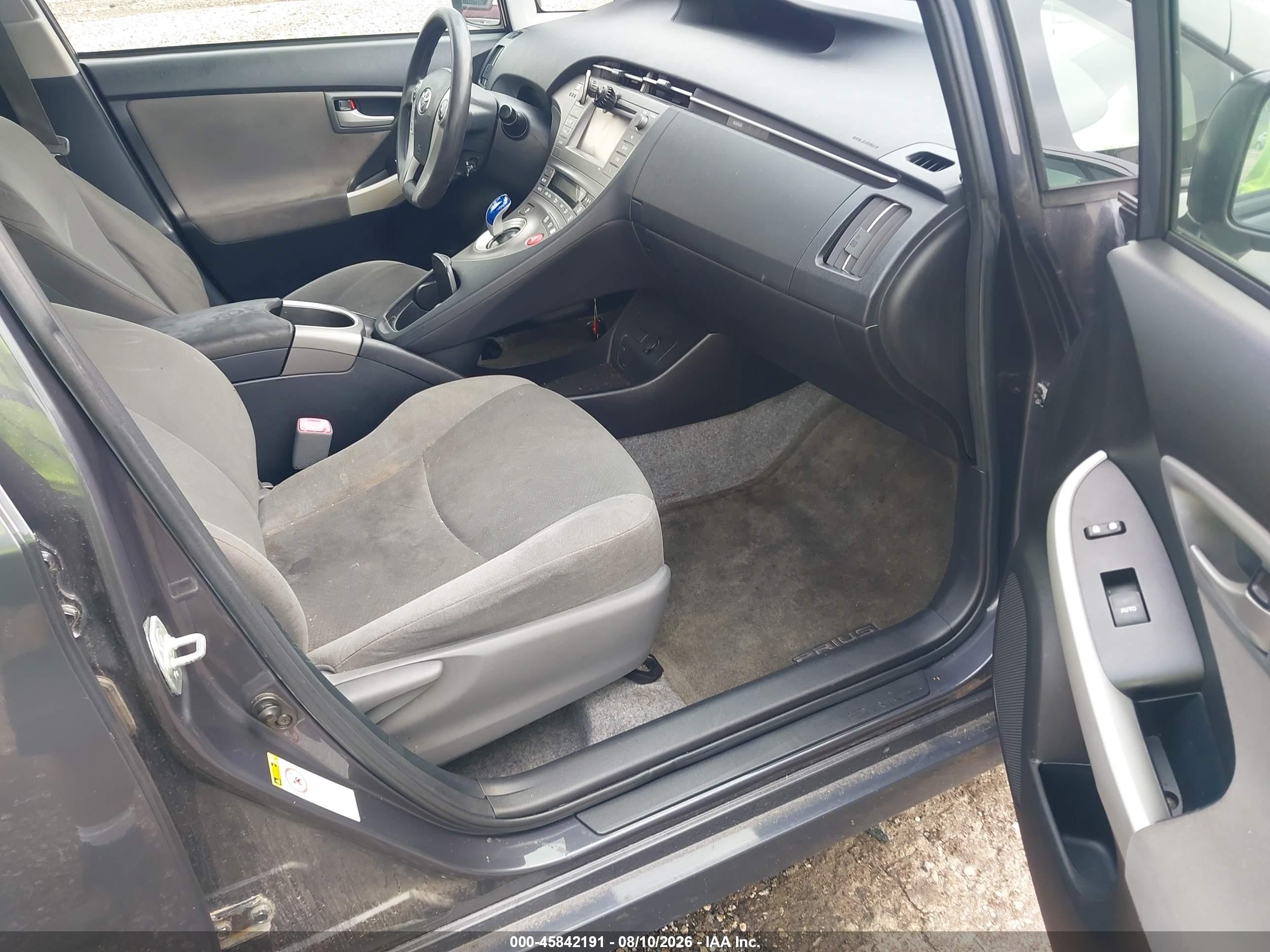 2012 Toyota Prius Two Gray vin: JTDKN3DU7C5477184