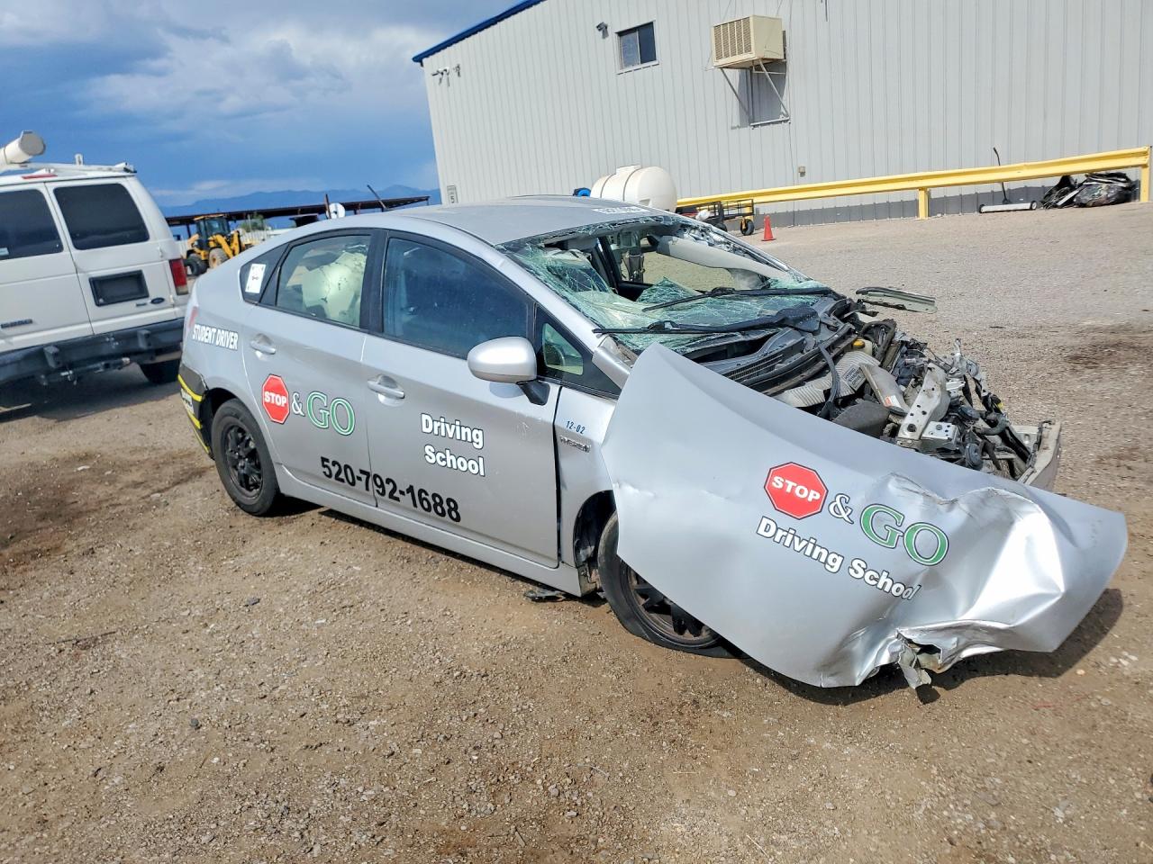 2012 Toyota Prius One Silver vin: JTDKN3DU7C5477461