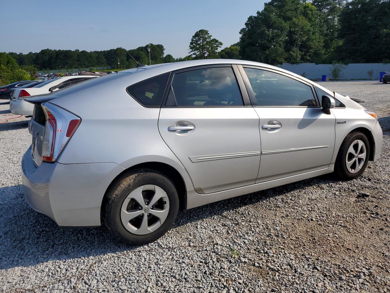 2012 Toyota Prius Three Silver vin: JTDKN3DU7C5478738