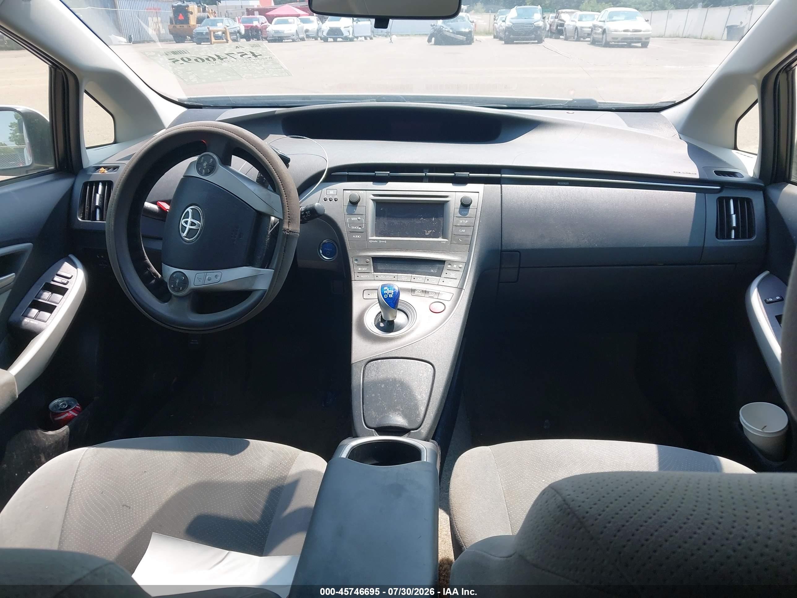 2012 Toyota Prius Three White vin: JTDKN3DU7C5483759
