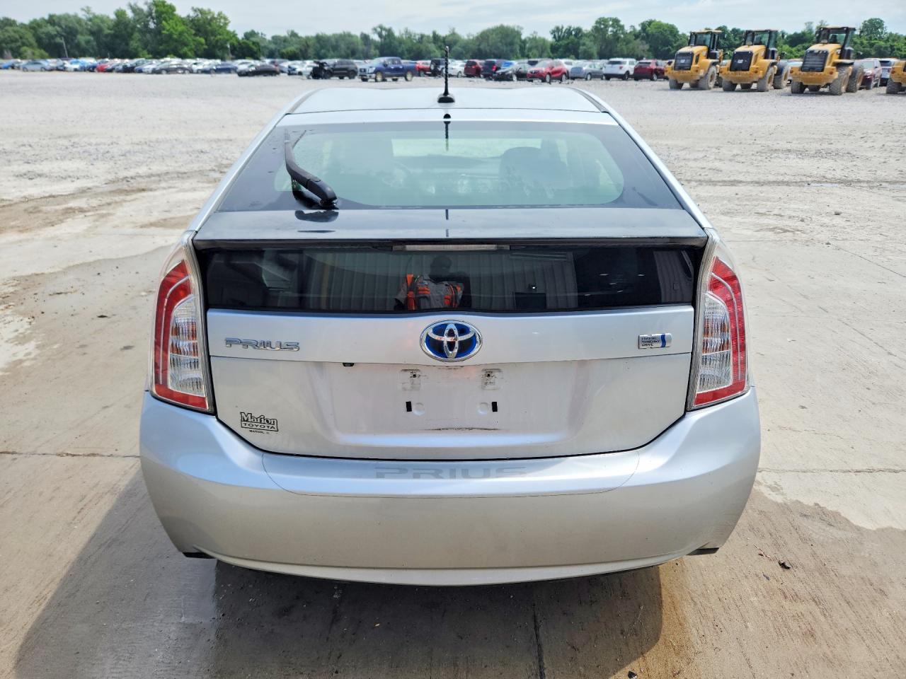 2012 Toyota Prius Four Silver vin: JTDKN3DU7C5488525