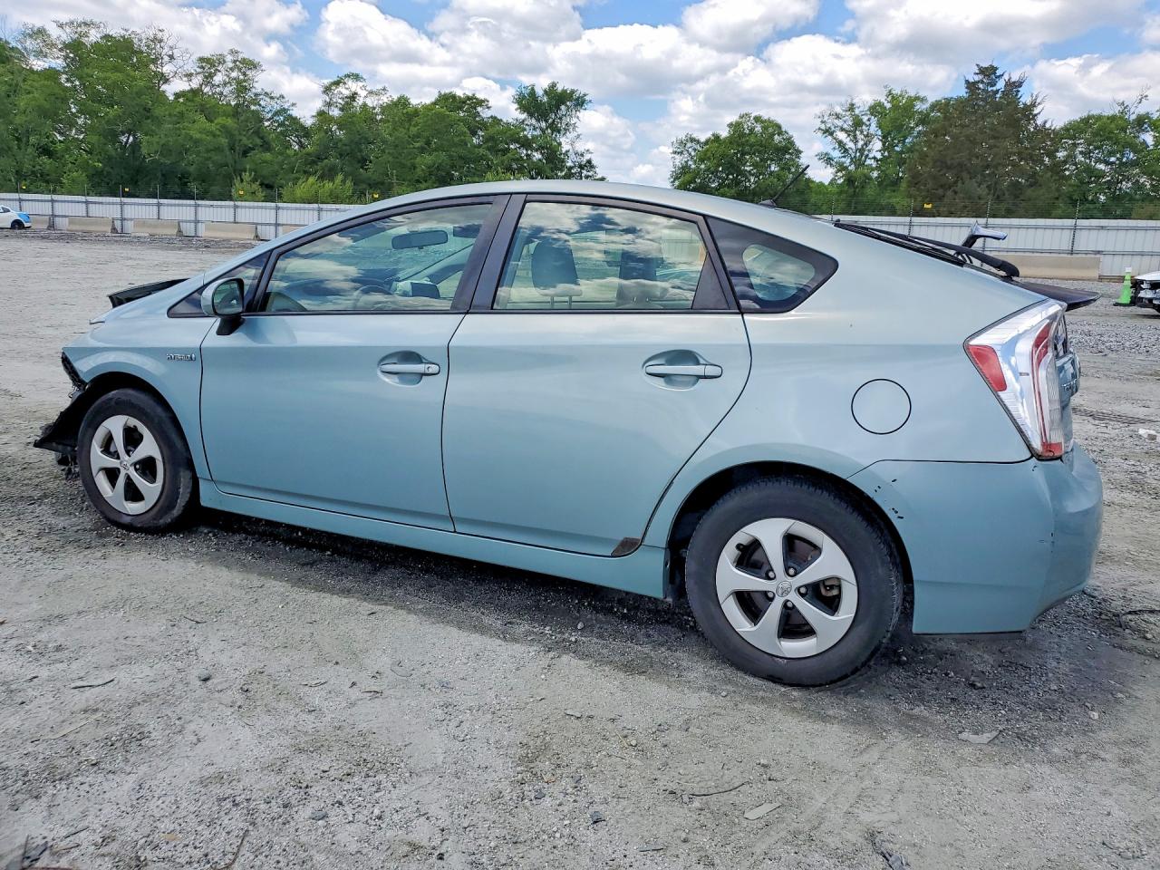 2012 Toyota Prius Two Turquoise vin: JTDKN3DU7C5491201