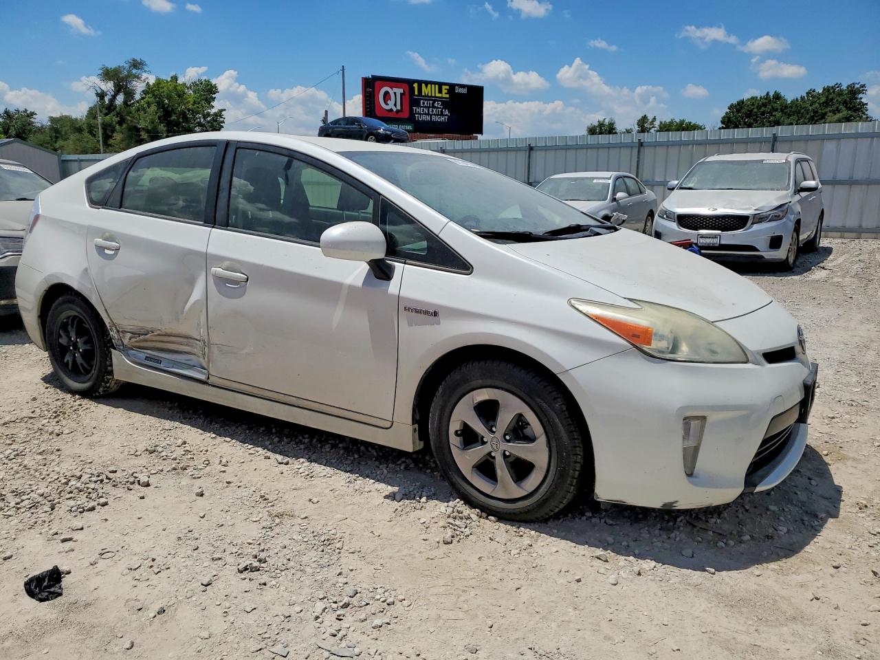 2012 Toyota Prius Four White vin: JTDKN3DU7C5497967