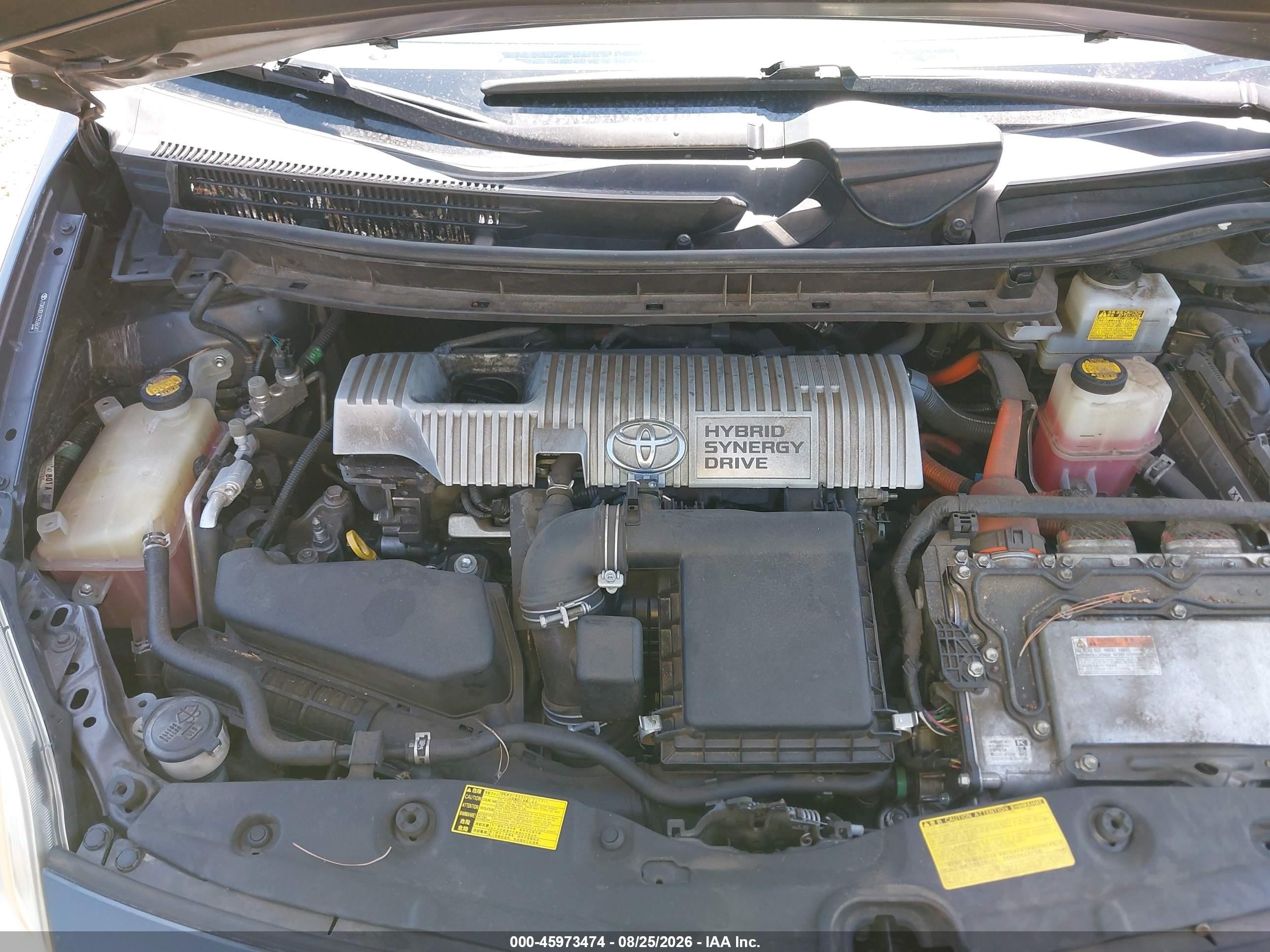 2012 Toyota Prius Three Серый vin: JTDKN3DU7C5536041