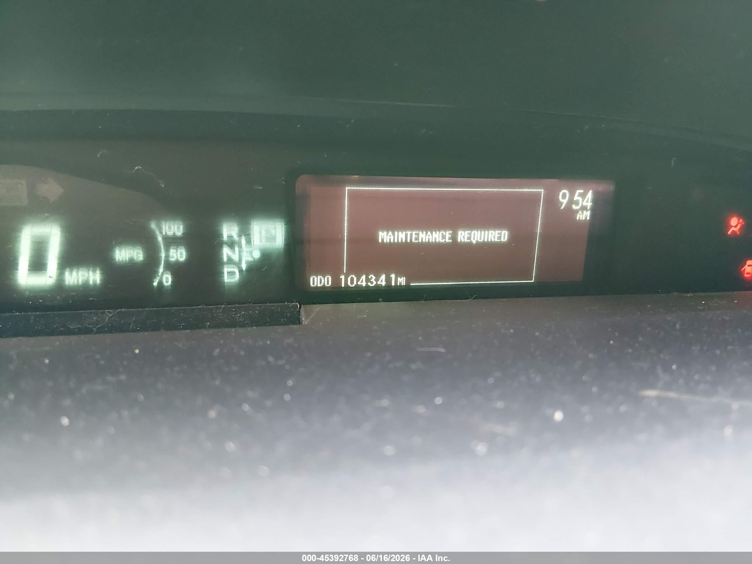 2013 Toyota Prius Two Red vin: JTDKN3DU7D0338042
