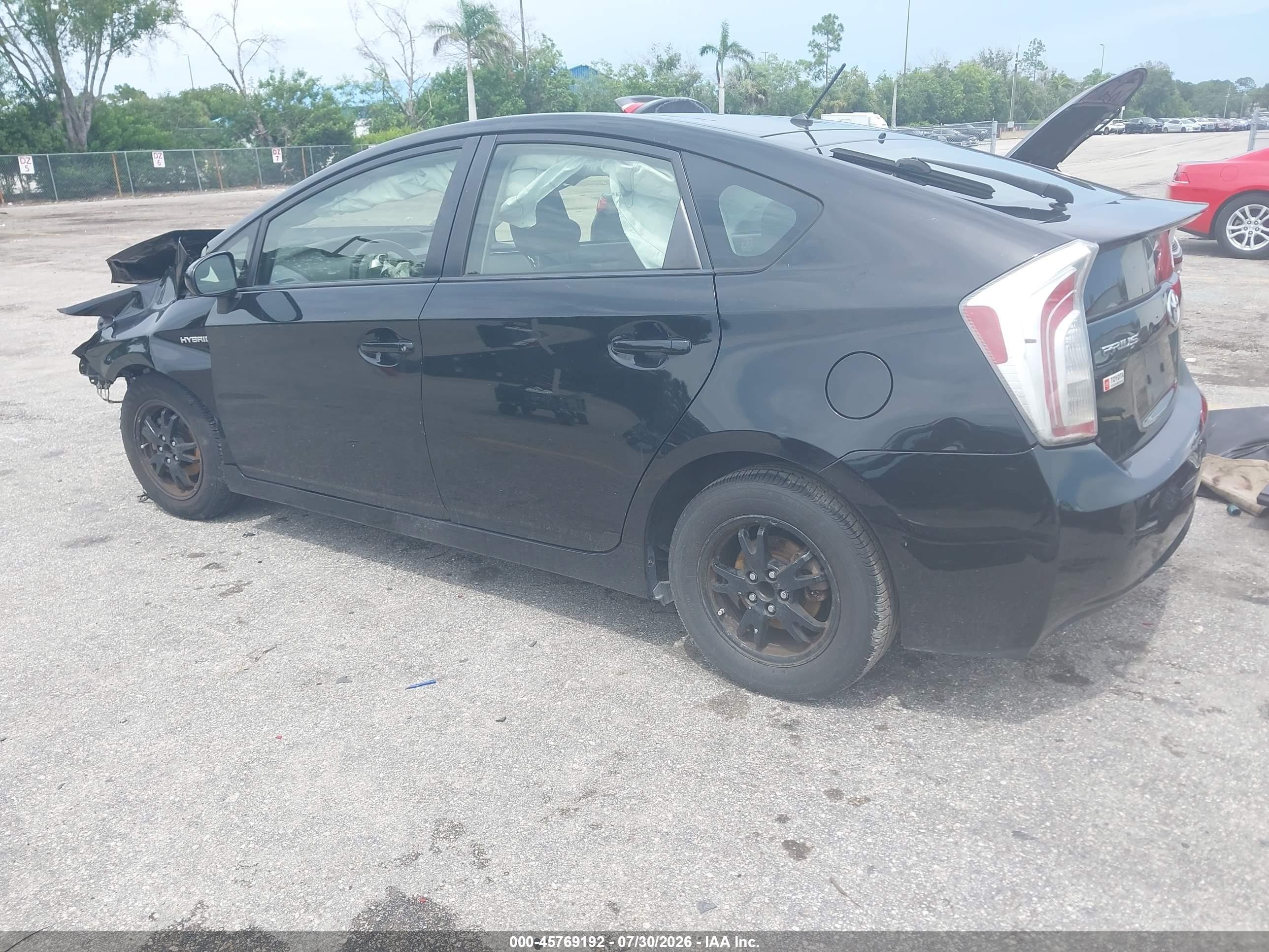 2013 Toyota Prius Two Черный vin: JTDKN3DU7D0346366