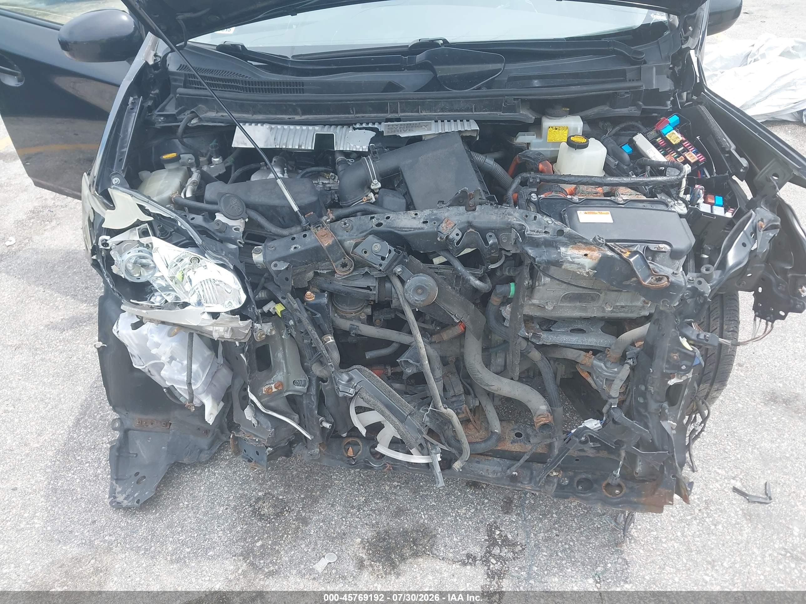 2013 Toyota Prius Two Черный vin: JTDKN3DU7D0346366
