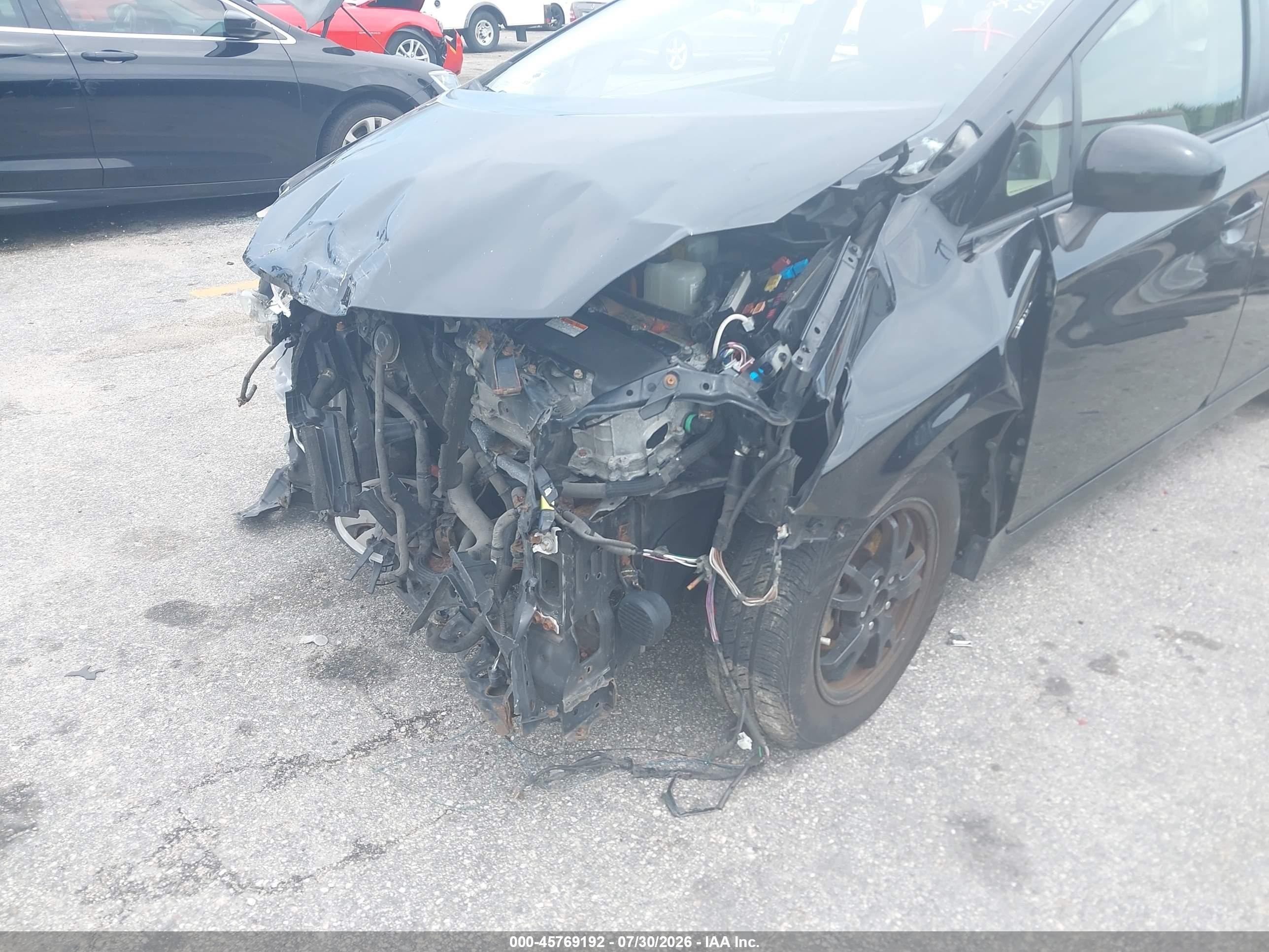 2013 Toyota Prius Two Черный vin: JTDKN3DU7D0346366