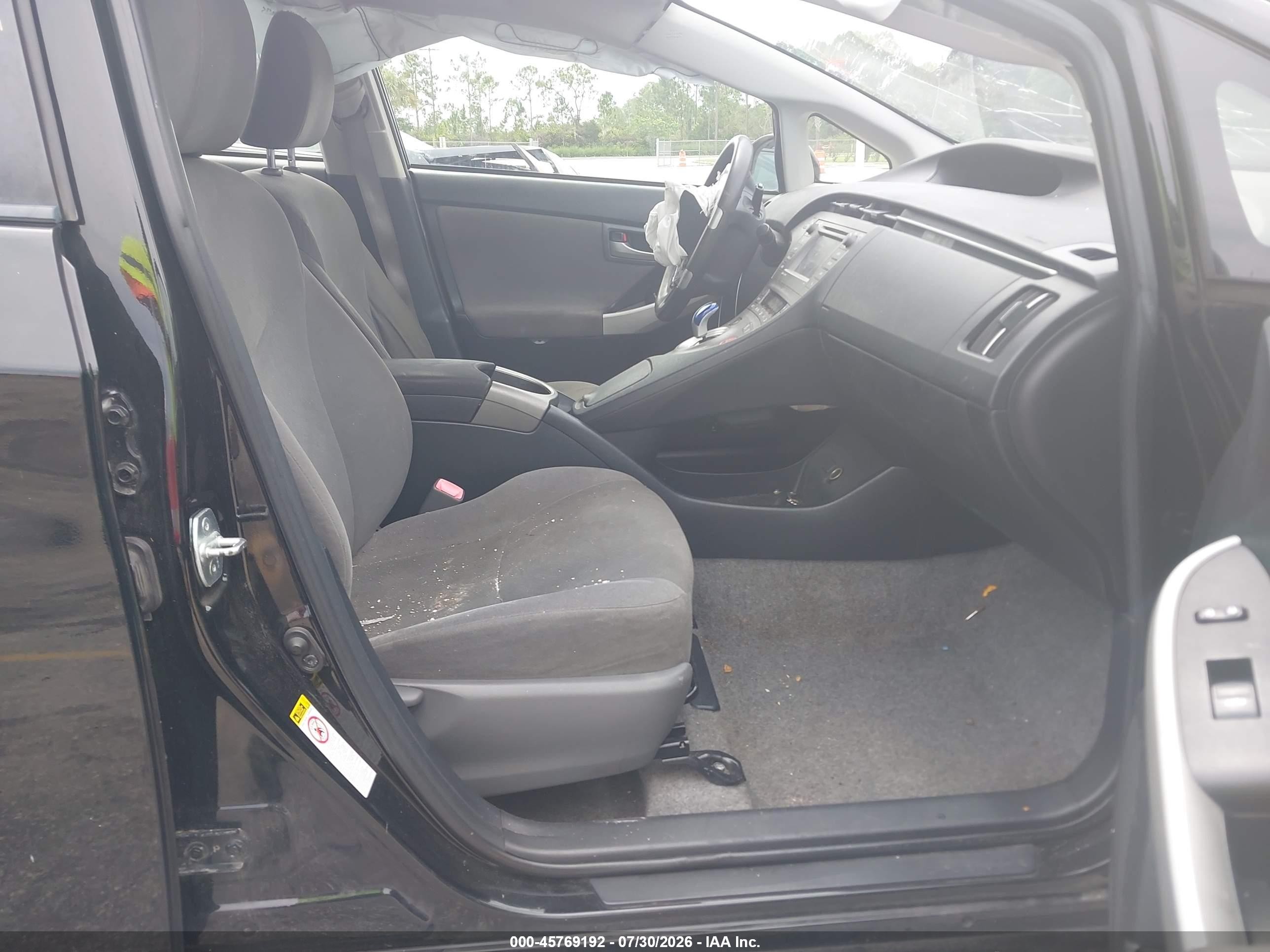 2013 Toyota Prius Two Черный vin: JTDKN3DU7D0346366