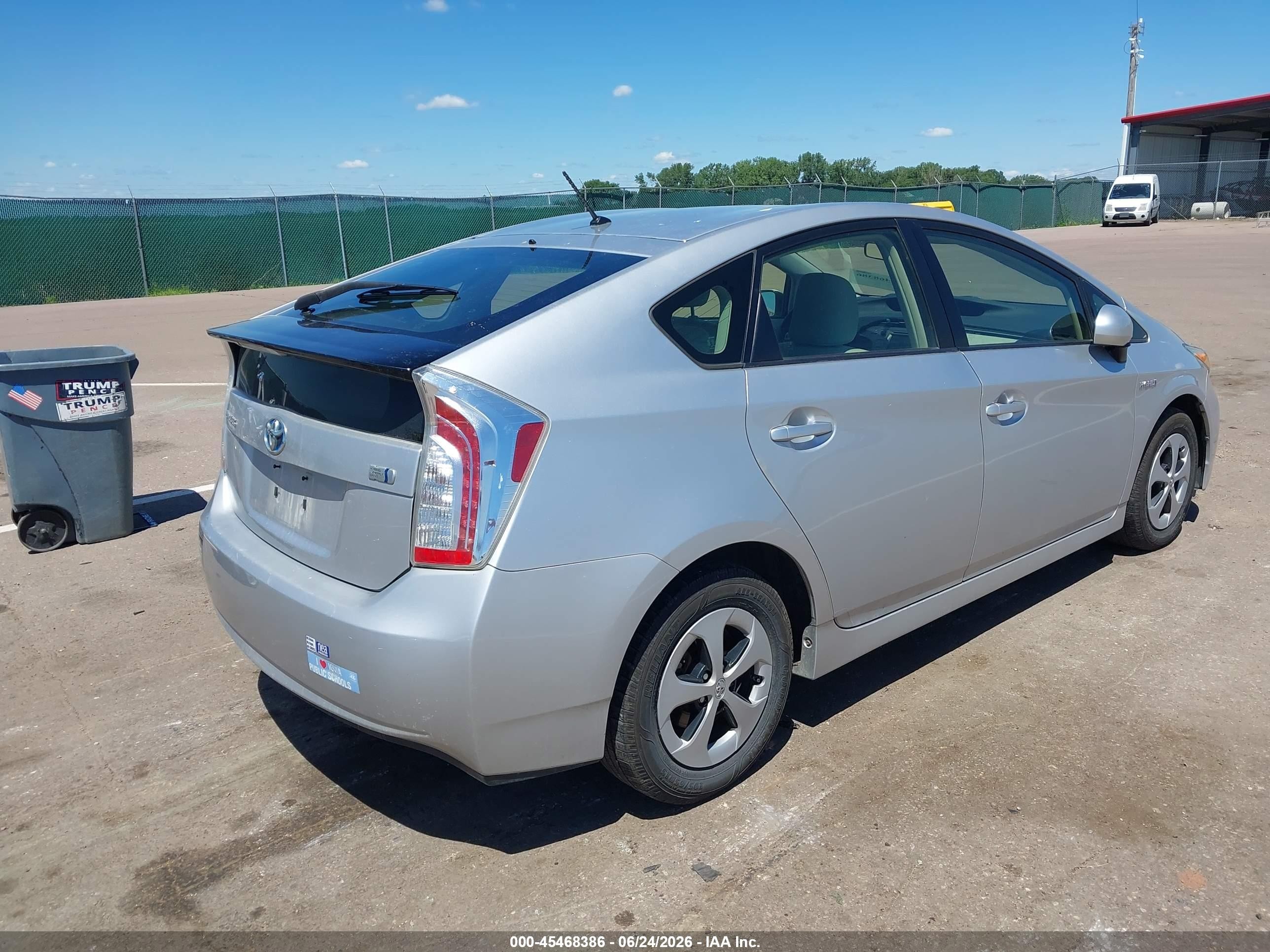 2013 Toyota Prius Two Silver vin: JTDKN3DU7D0349428