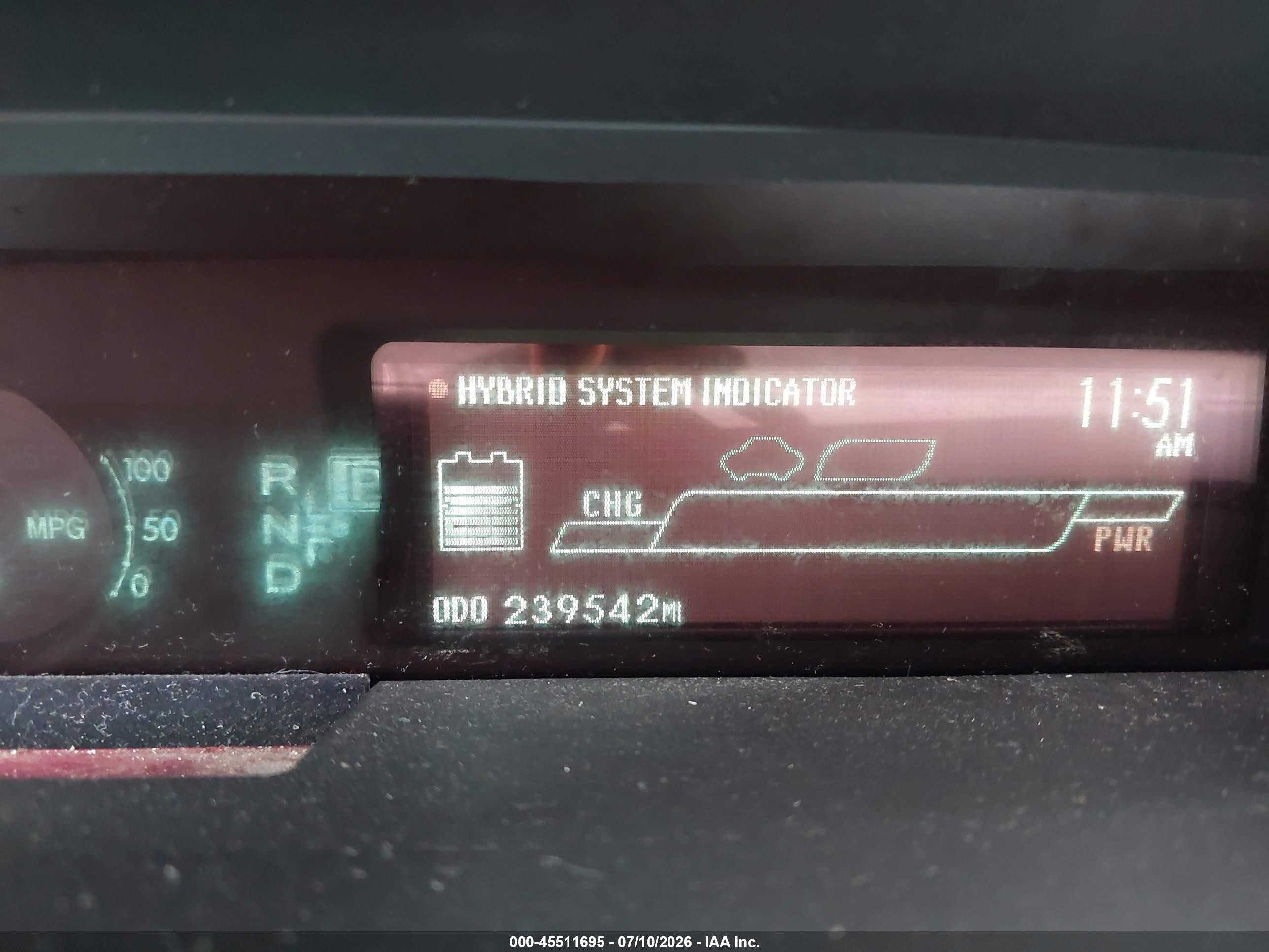2013 Toyota Prius Two Желтый vin: JTDKN3DU7D1640179