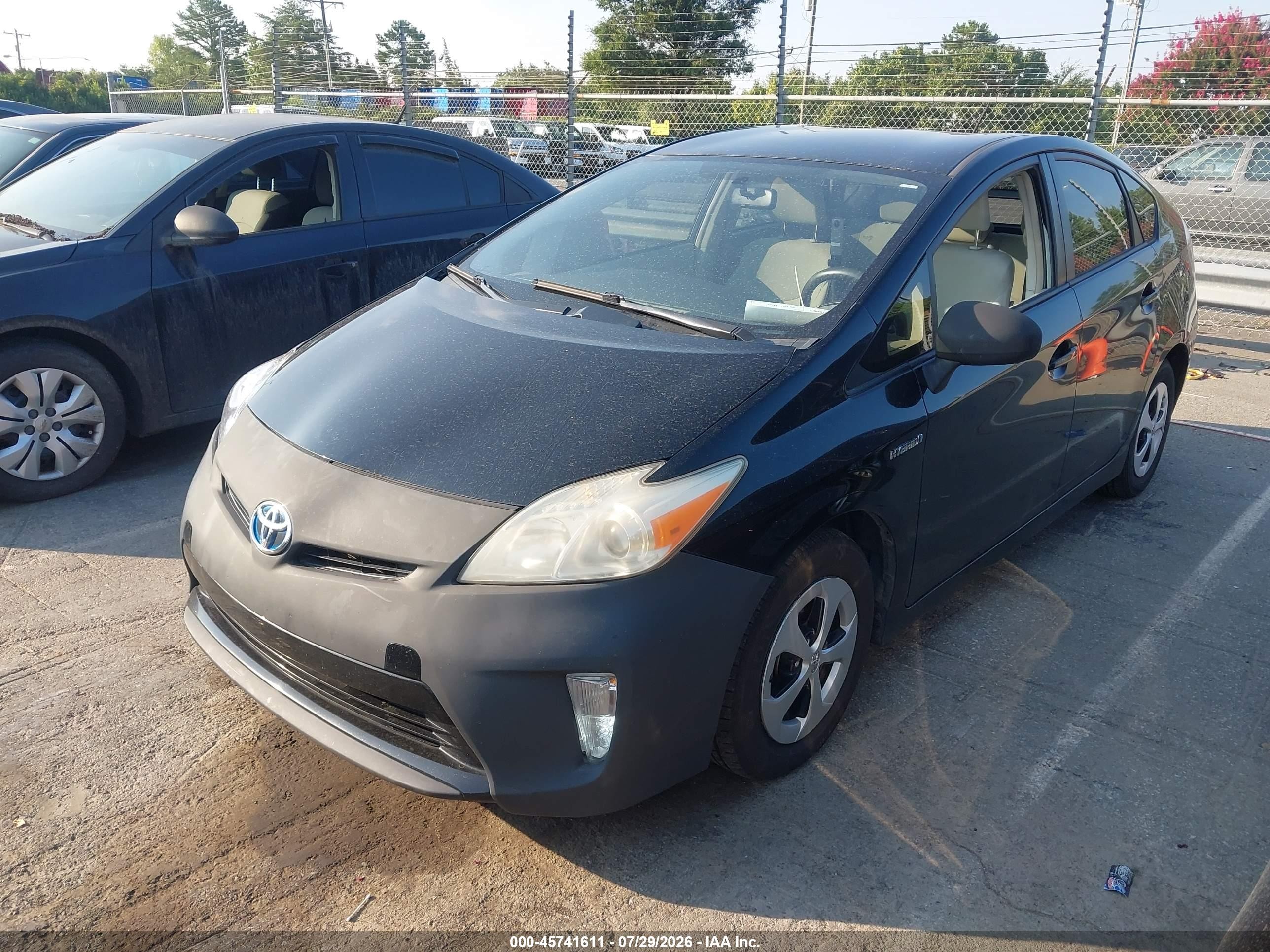 2013 Toyota Prius Three Black vin: JTDKN3DU7D1683534