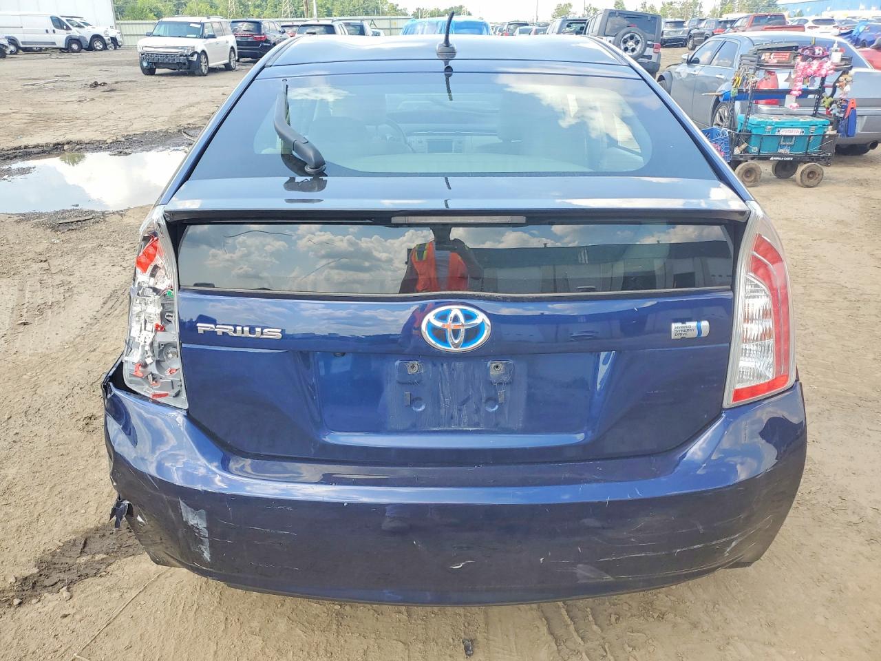 2013 Toyota Prius Four Blue vin: JTDKN3DU7D1700638
