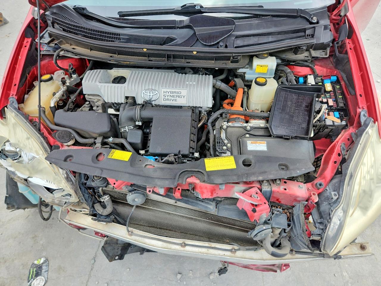 2013 Toyota Prius Four Red vin: JTDKN3DU7D1706746