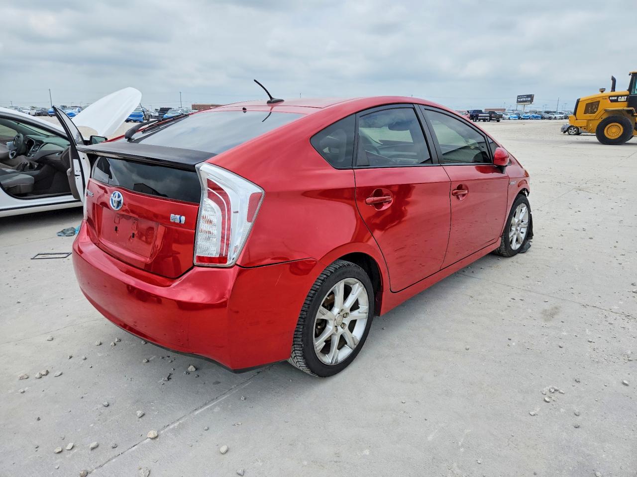 2013 Toyota Prius Four Red vin: JTDKN3DU7D1706746