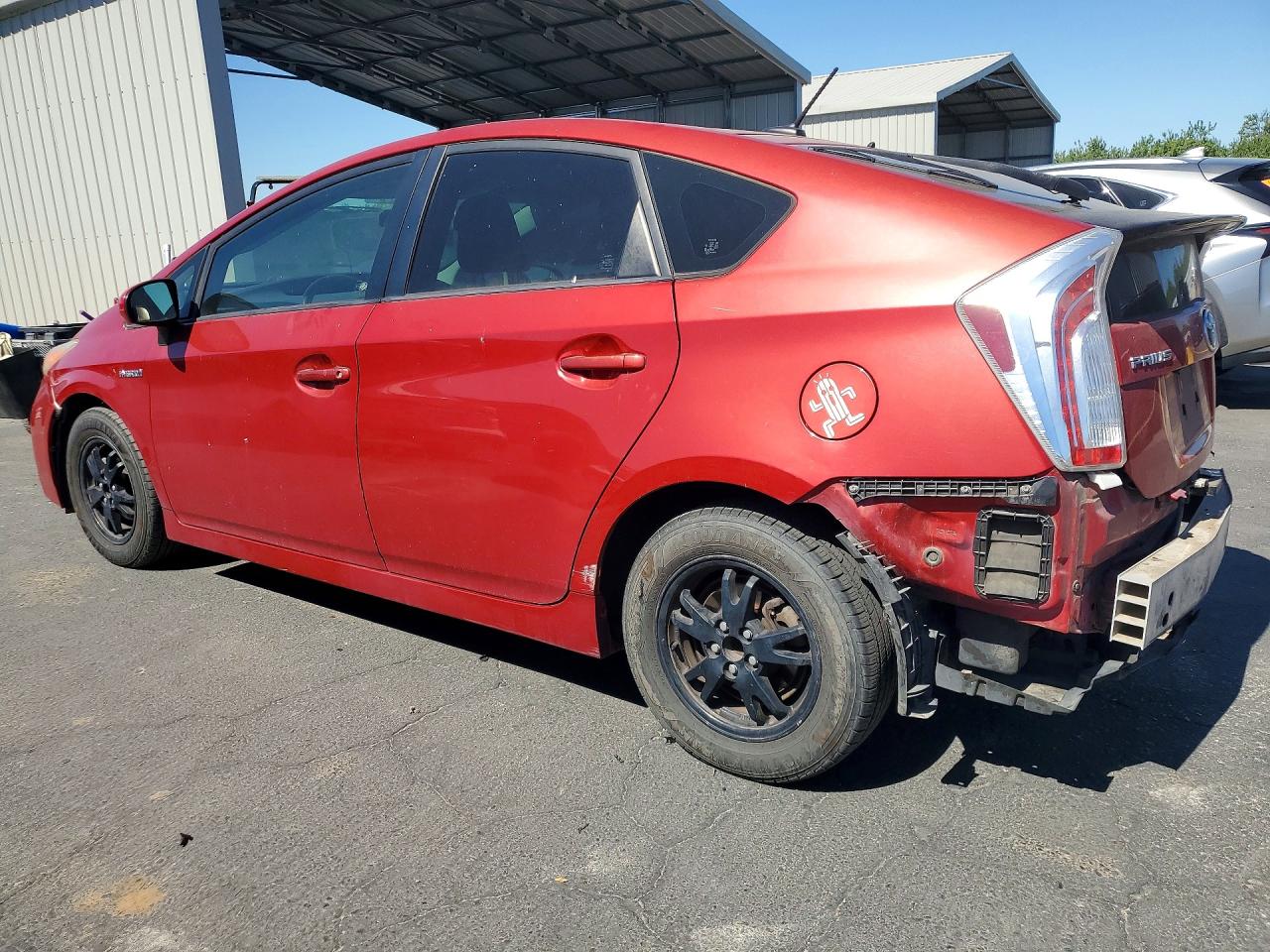 2013 Toyota Prius Three Red vin: JTDKN3DU7D1709680