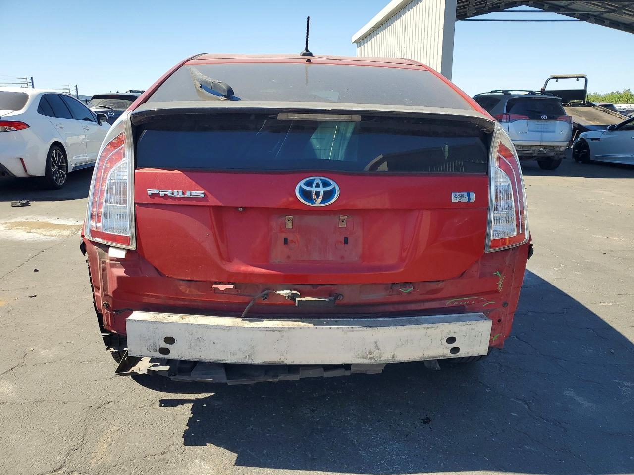 2013 Toyota Prius Three Red vin: JTDKN3DU7D1709680
