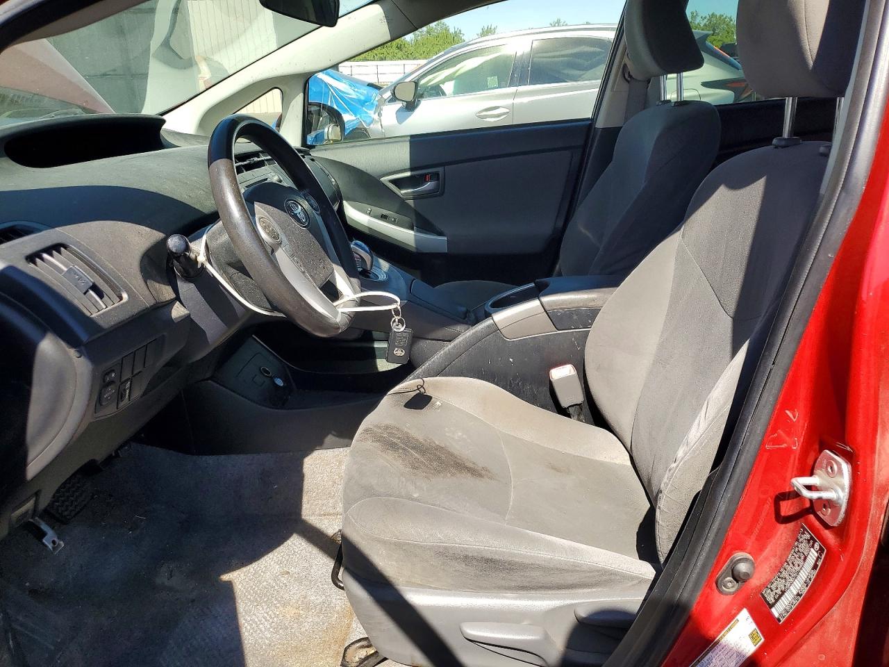 2013 Toyota Prius Three Red vin: JTDKN3DU7D1709680