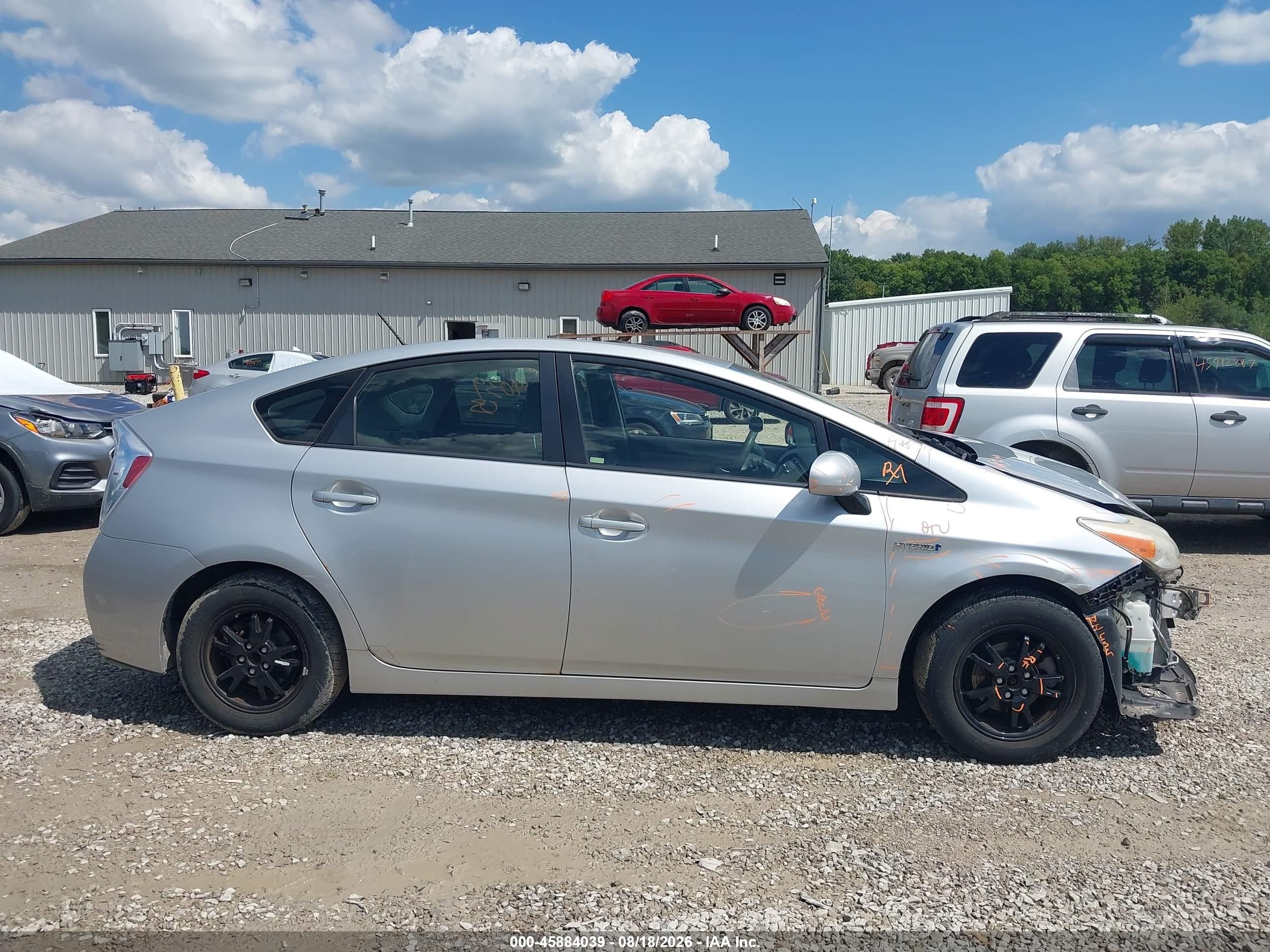 2013 Toyota Prius Two Silver vin: JTDKN3DU7D5562267