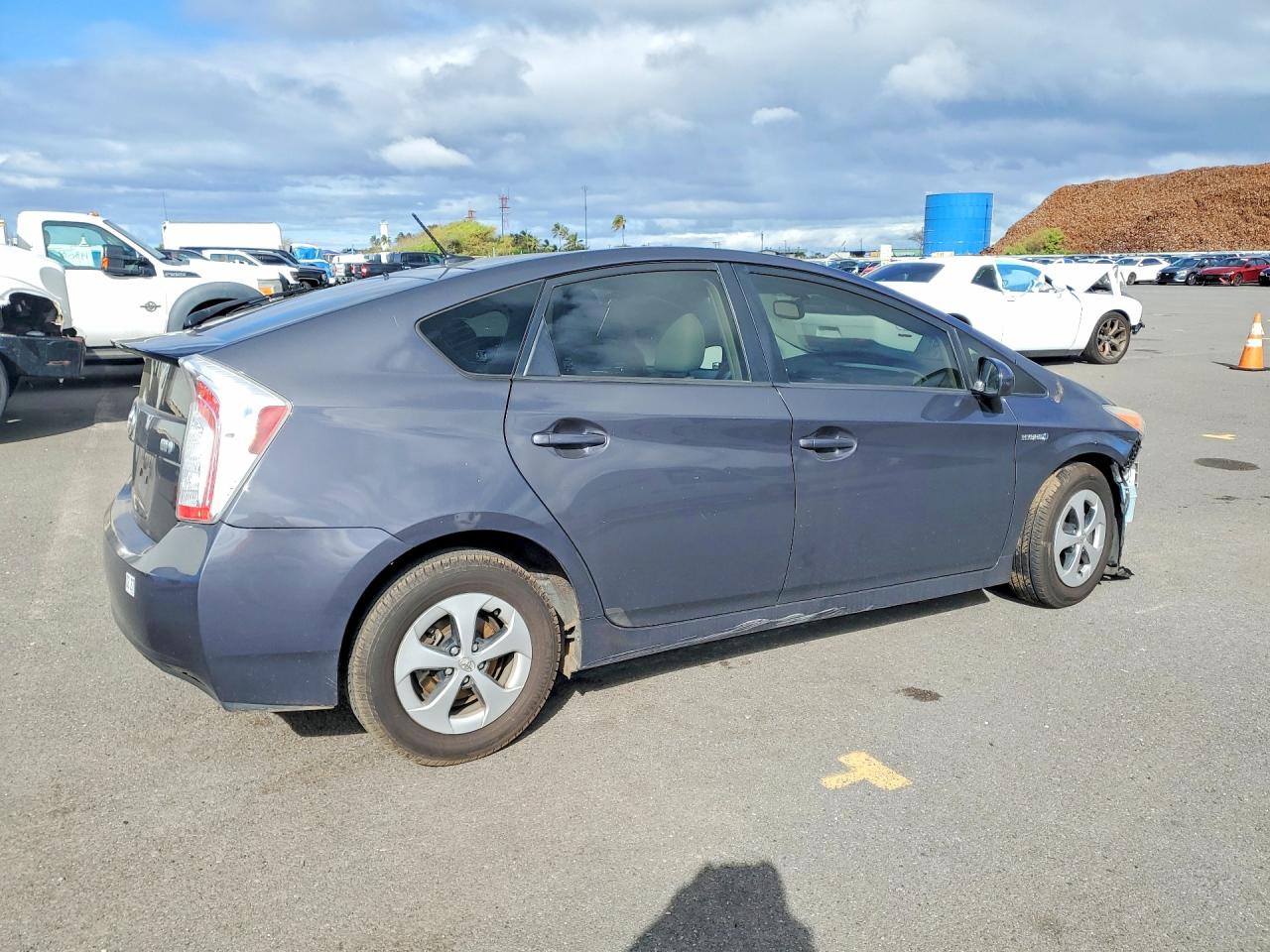 2013 Toyota Prius Gray vin: JTDKN3DU7D5564696