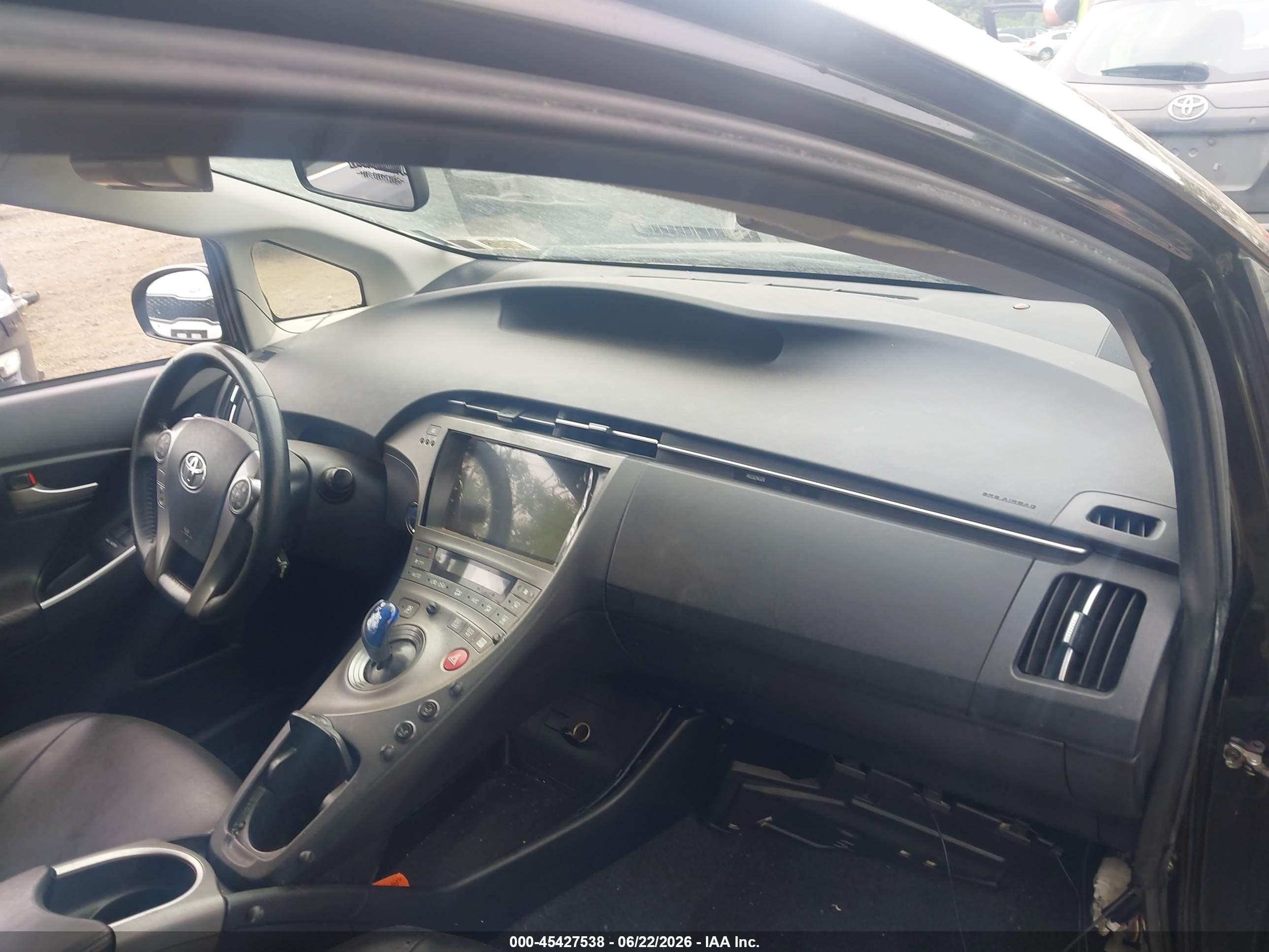2013 Toyota Prius Three Se Black vin: JTDKN3DU7D5620314