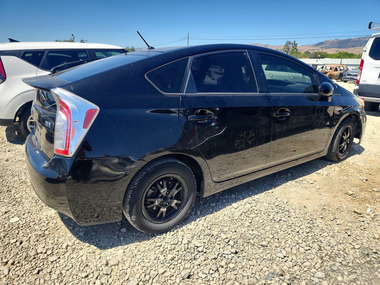 2013 Toyota Prius Two Black vin: JTDKN3DU7D5635489
