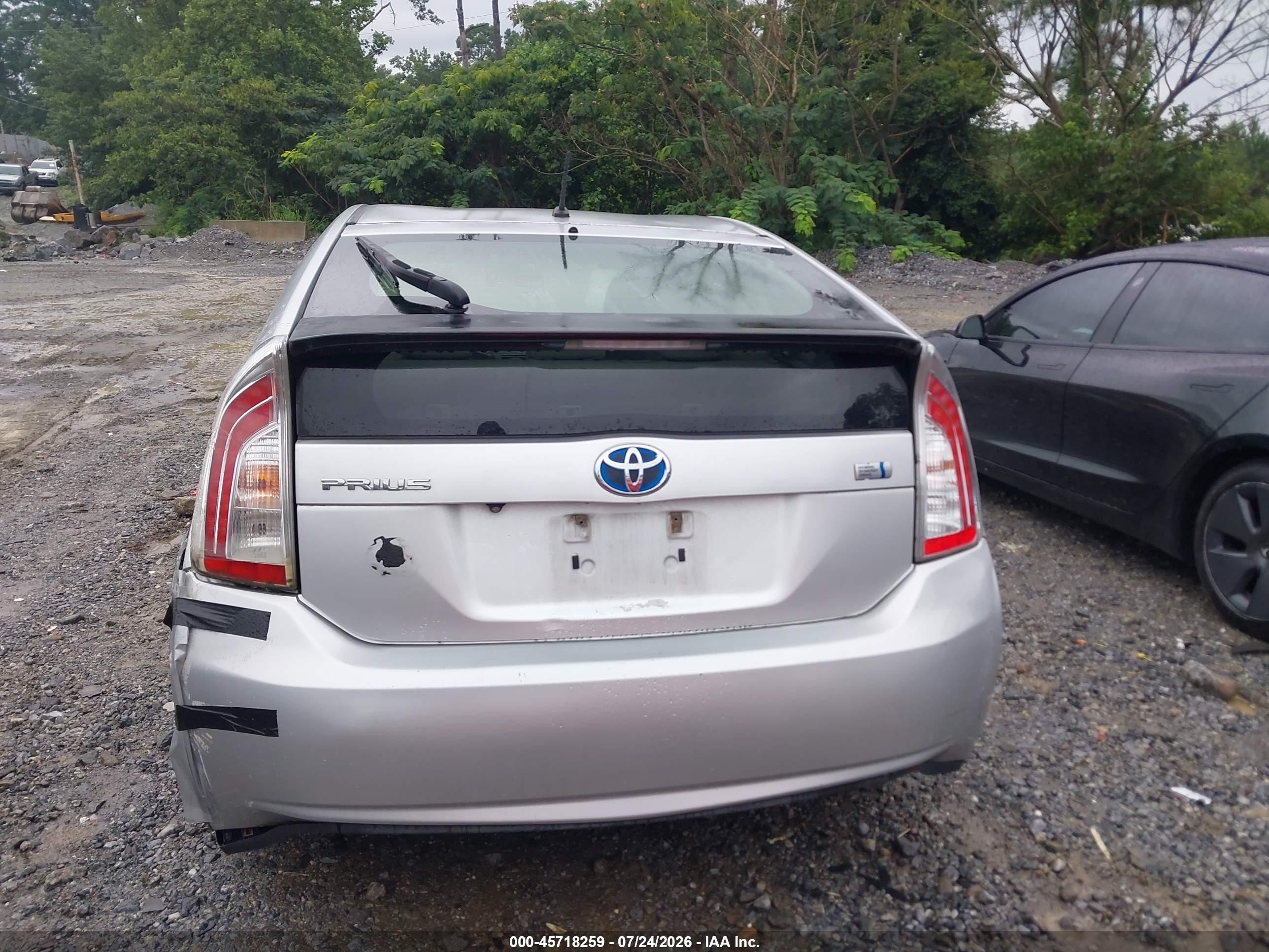 2013 Toyota Prius Two Silver vin: JTDKN3DU7D5649750