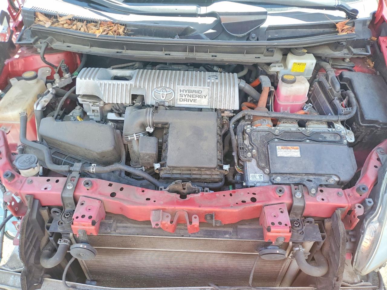 2013 Toyota Prius Three Red vin: JTDKN3DU7D5663261