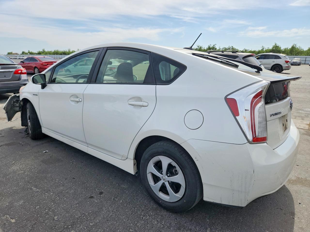 2013 Toyota Prius Three White vin: JTDKN3DU7D5684983