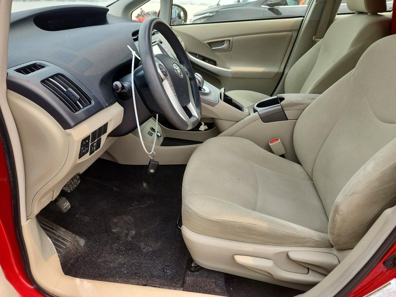 2014 Toyota Prius Two Red vin: JTDKN3DU7E1752028