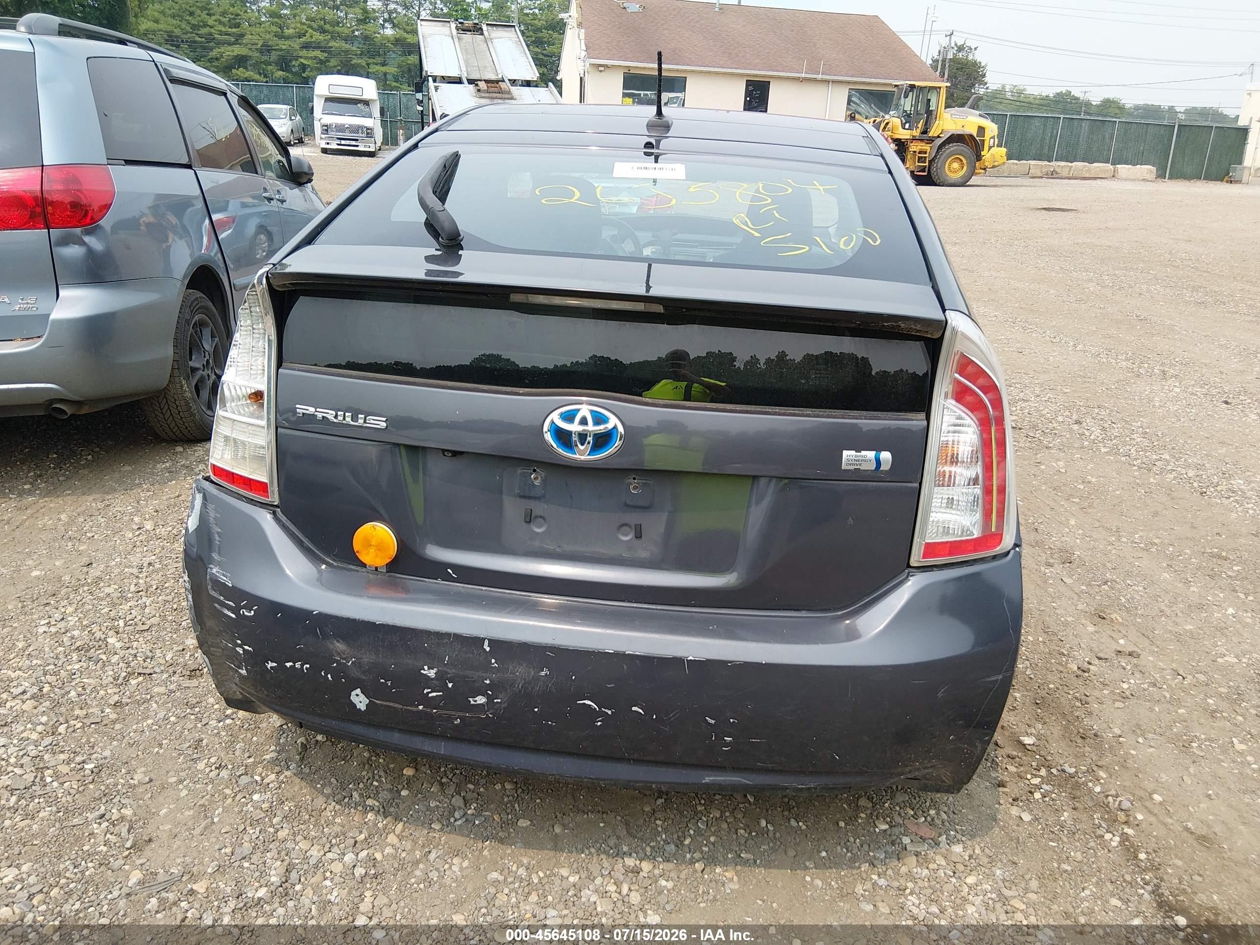 2015 Toyota Prius Three Gray vin: JTDKN3DU7F0395294