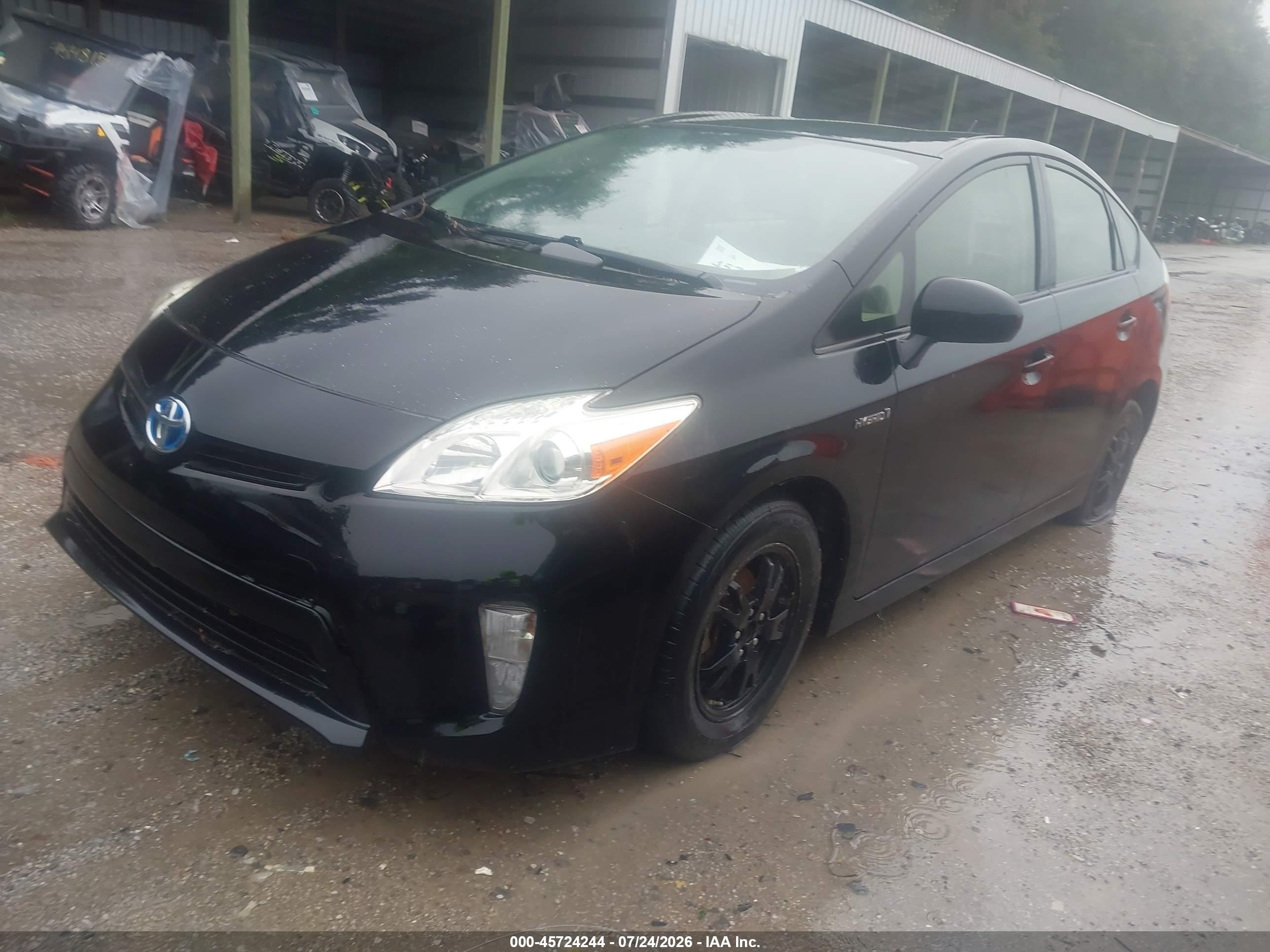 2015 Toyota Prius Two Черный vin: JTDKN3DU7F0396185