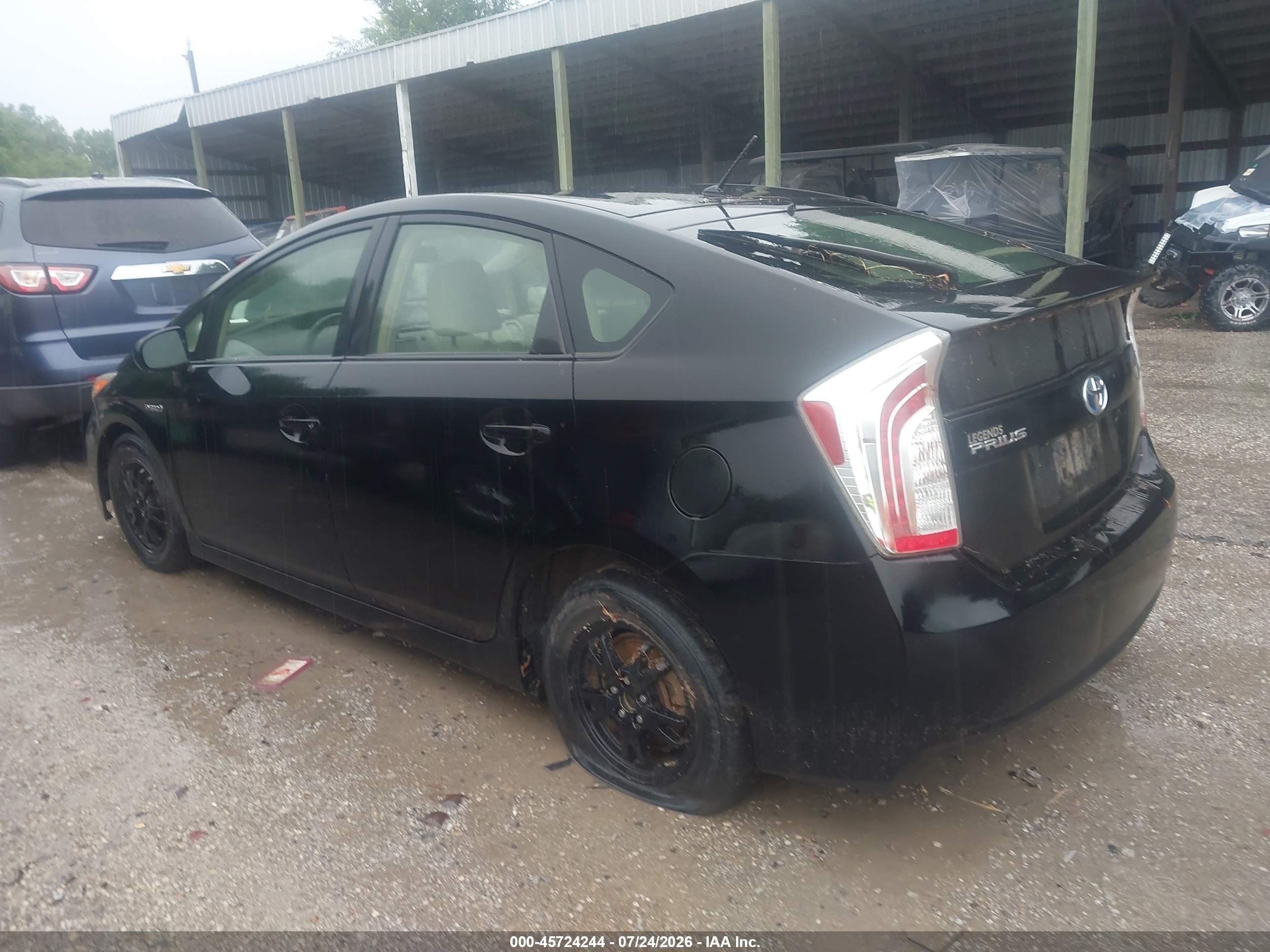 2015 Toyota Prius Two Черный vin: JTDKN3DU7F0396185